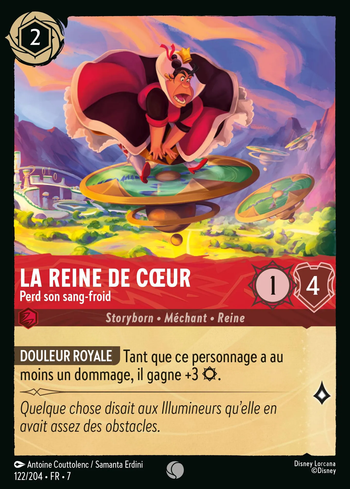 La Reine de Cœur - Perd son sang-froid — Archazia's Island — Lorcana