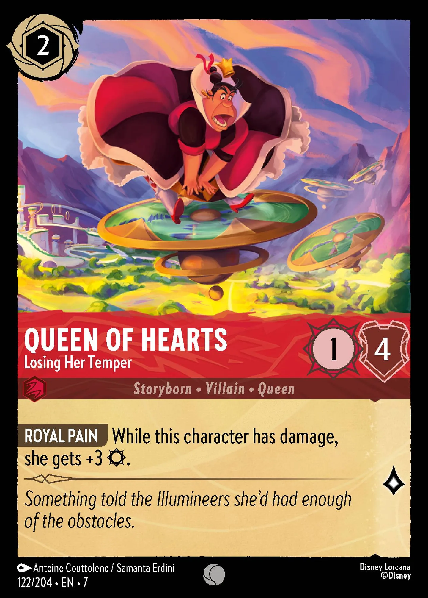 Queen of Hearts - Losing Her Temper — Archazia's Island — Lorcana