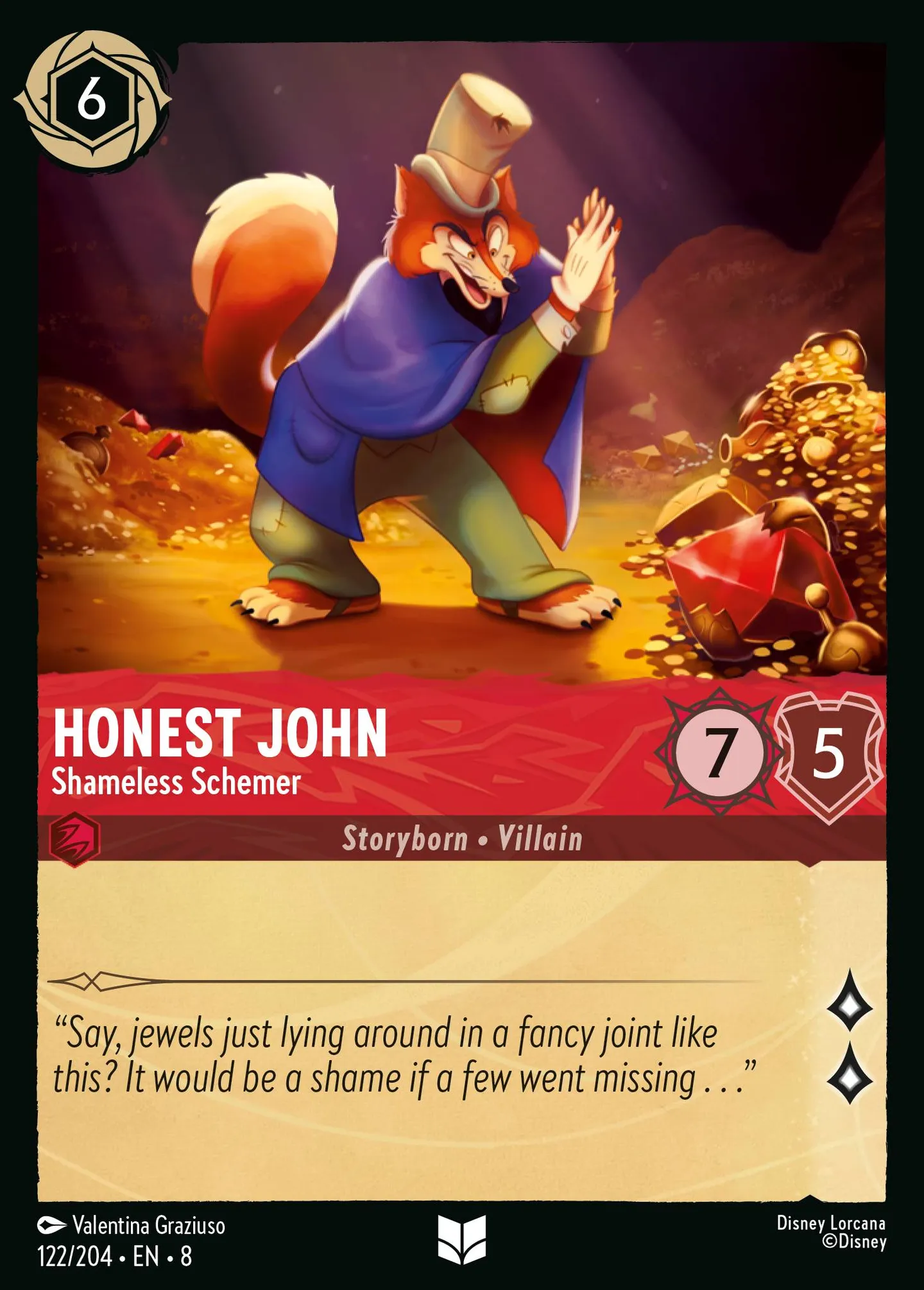 Honest John - Shameless Schemer — The Reign of Jafar — Lorcana