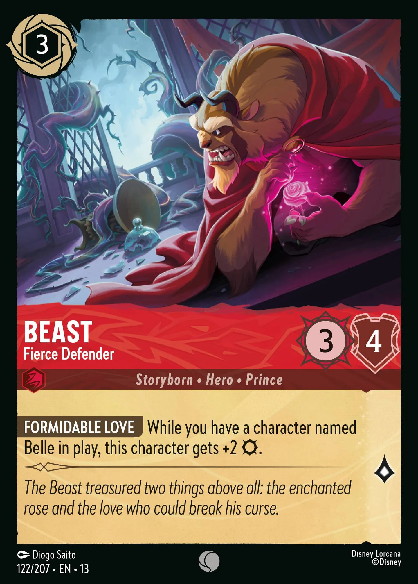 Beast - Fierce Defender — Attack of the Vine! — Lorcana