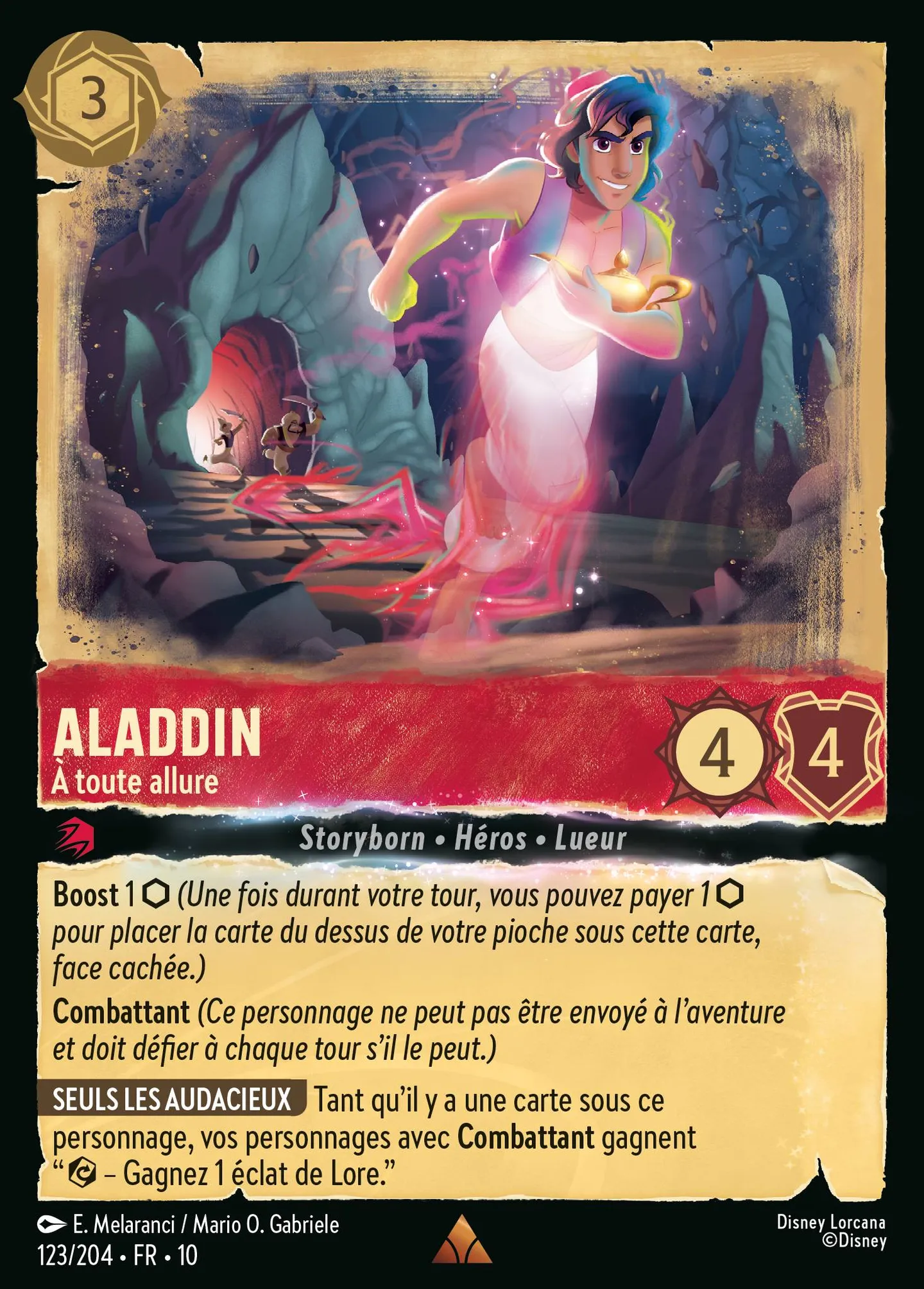 Aladdin - À toute allure — Whispers in the Well — Lorcana