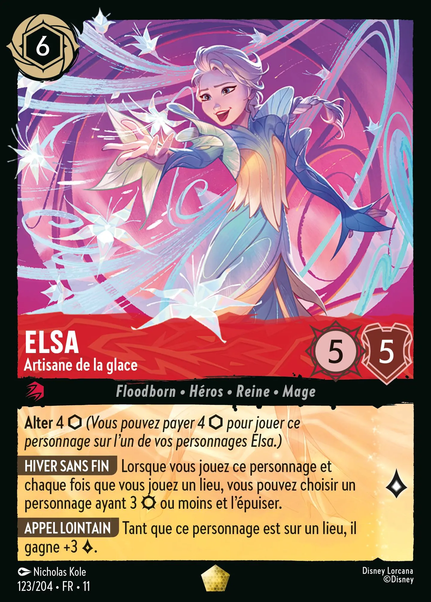 Elsa - Artisane de la glace — Winterspell — Lorcana