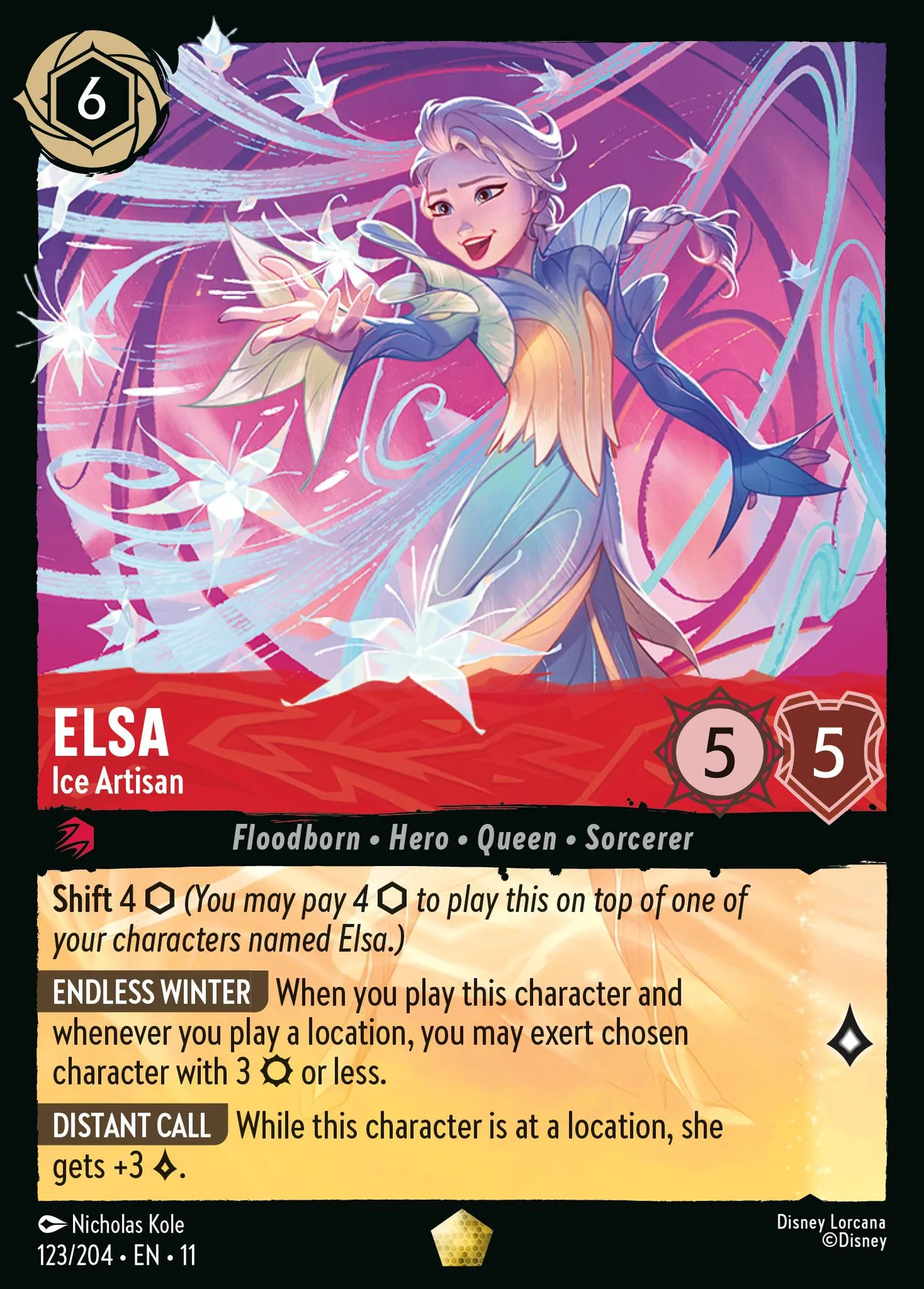 Elsa - Ice Artisan — Winterspell — Lorcana
