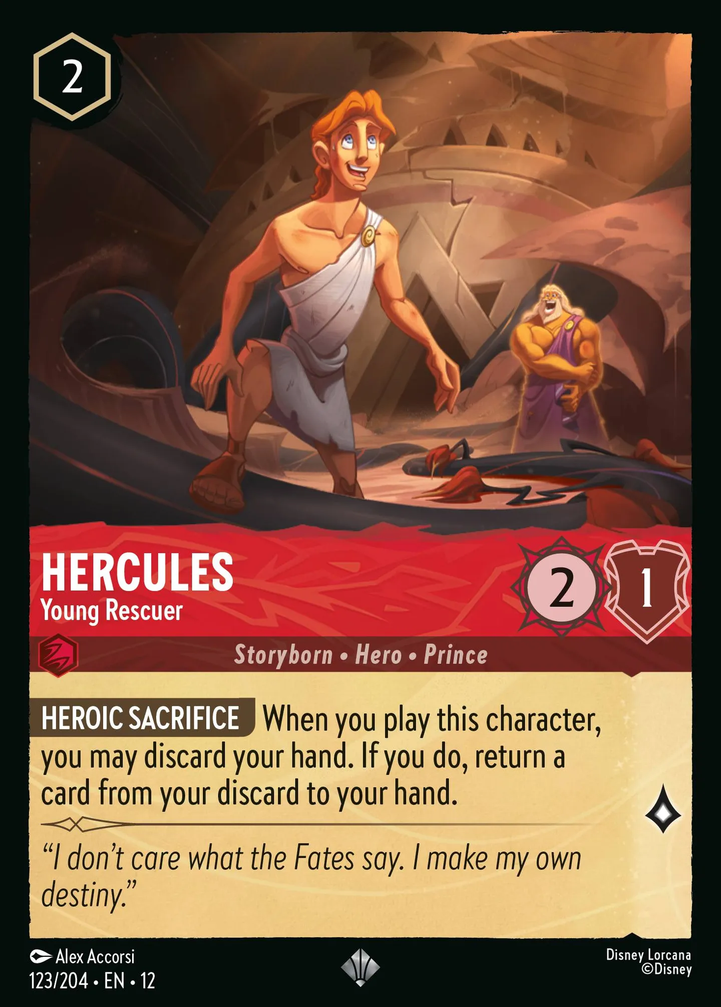 Hercule - Jeune sauveur — Wilds Unknown — Lorcana
