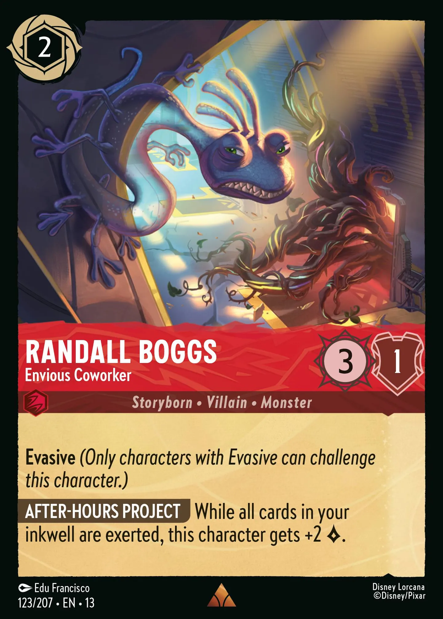 Randall Boggs - Envious Coworker — Attack of the Vine! — Lorcana