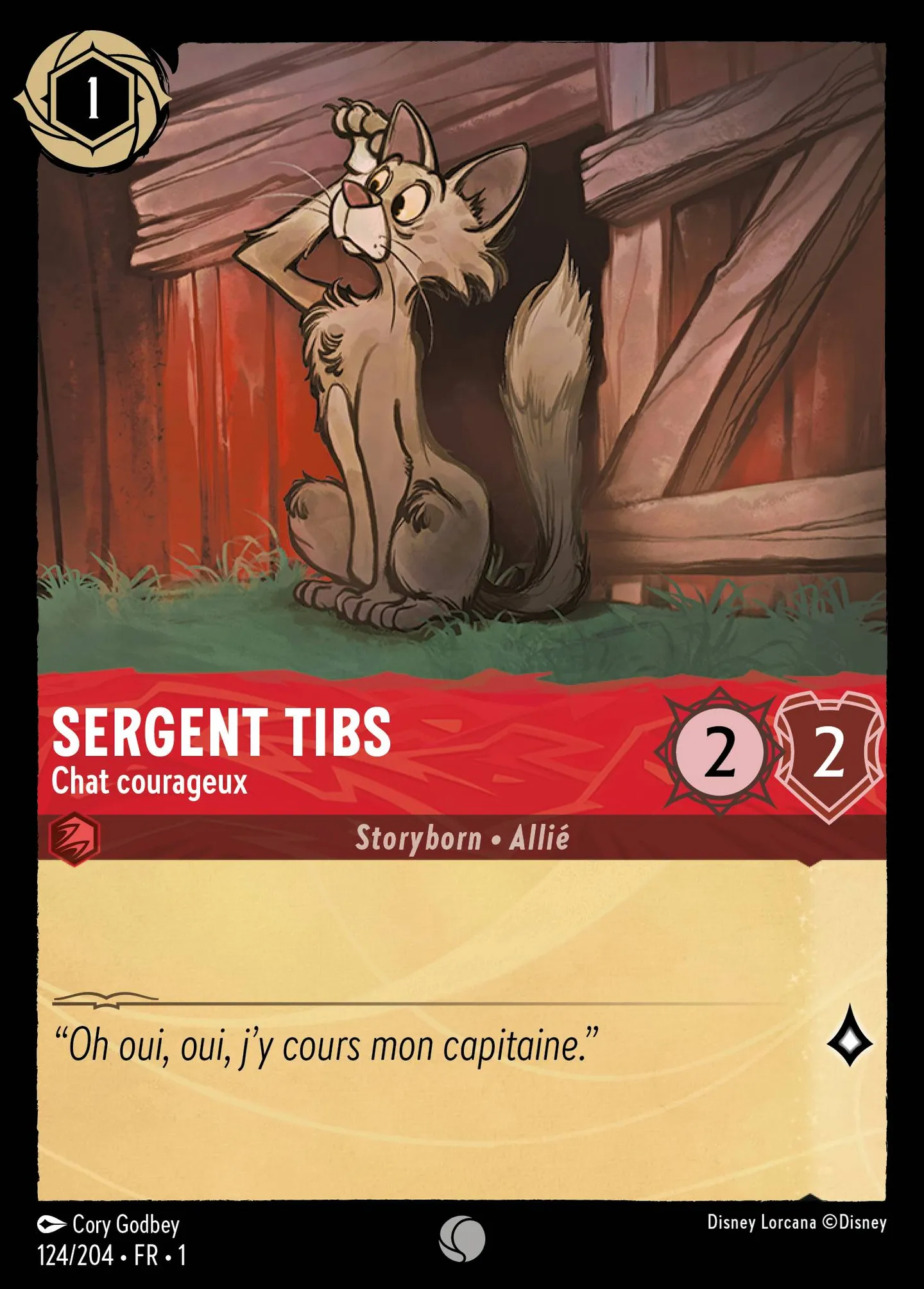 Sergent Tibs - Chat courageux — The First Chapter — Lorcana