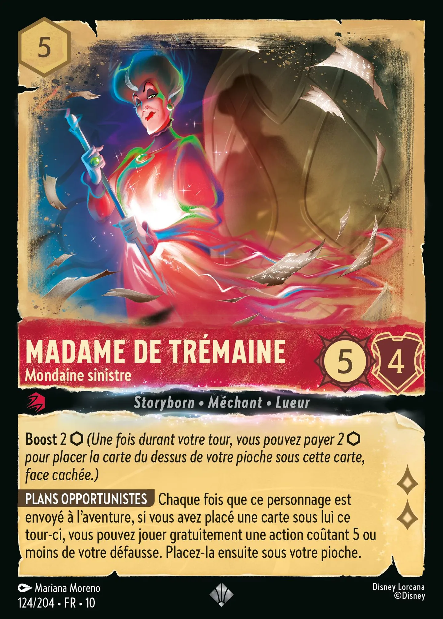 Madame de Trémaine - Mondaine sinistre — Whispers in the Well — Lorcana