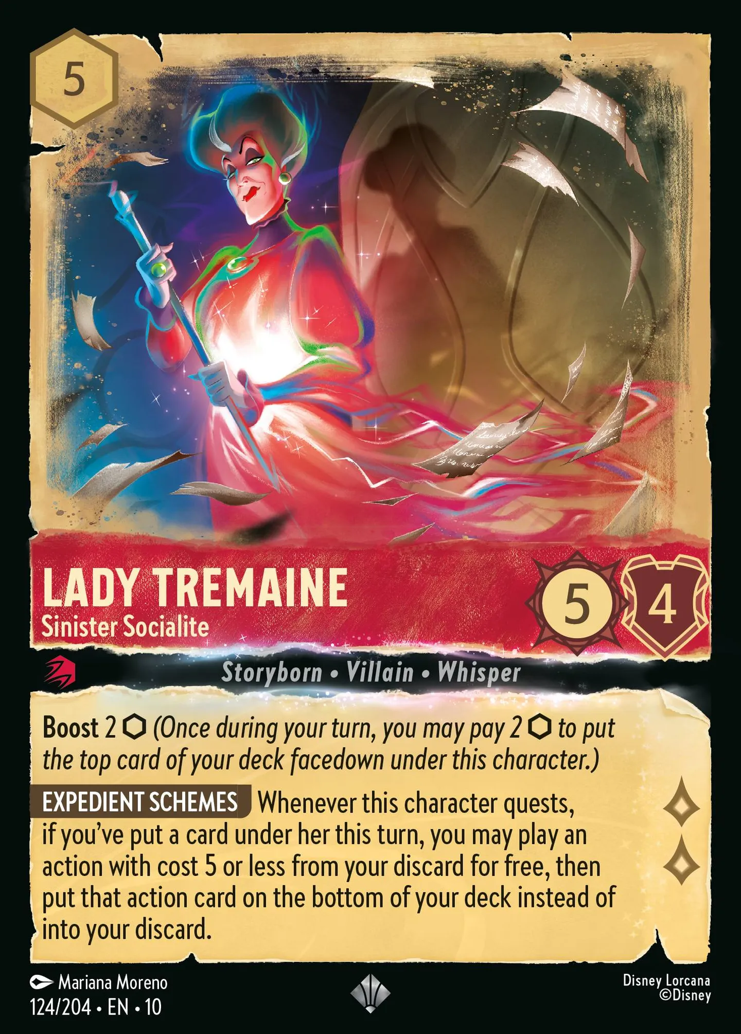 Lady Tremaine - Sinister Socialite — Whispers in the Well — Lorcana