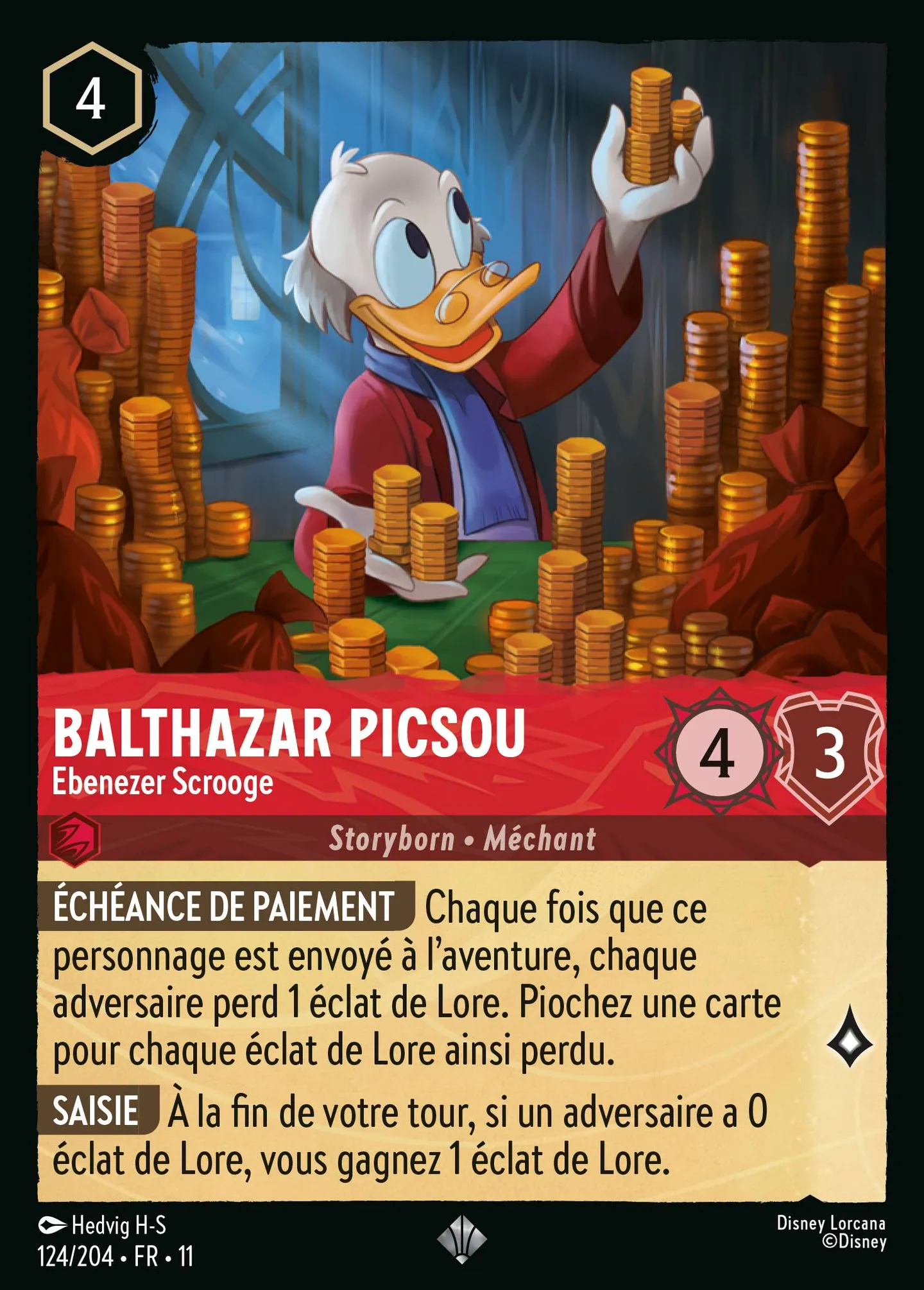 Balthazar Picsou - Ebenezer Scrooge — Winterspell — Lorcana