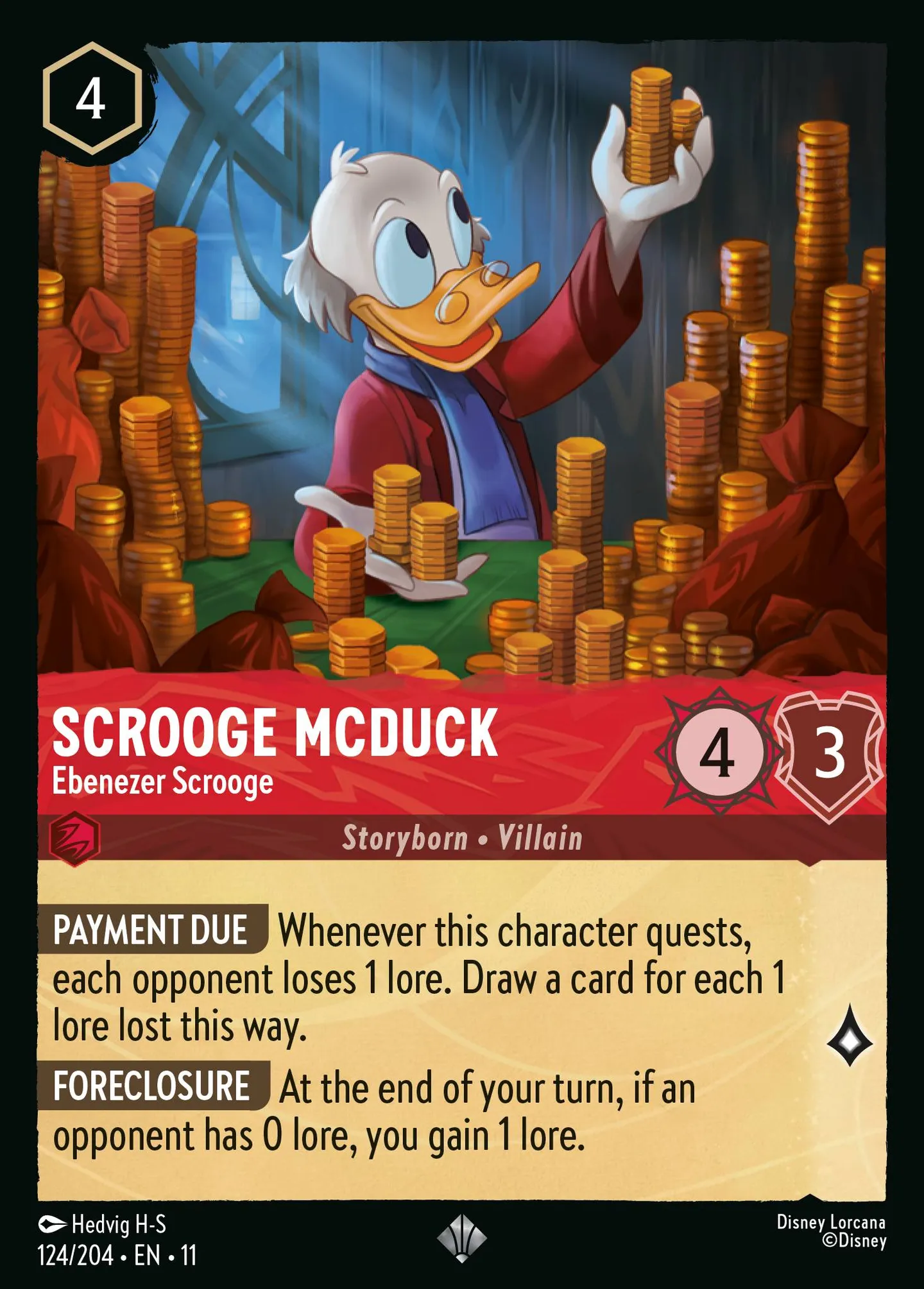 Scrooge McDuck - Ebenezer Scrooge — Winterspell — Lorcana