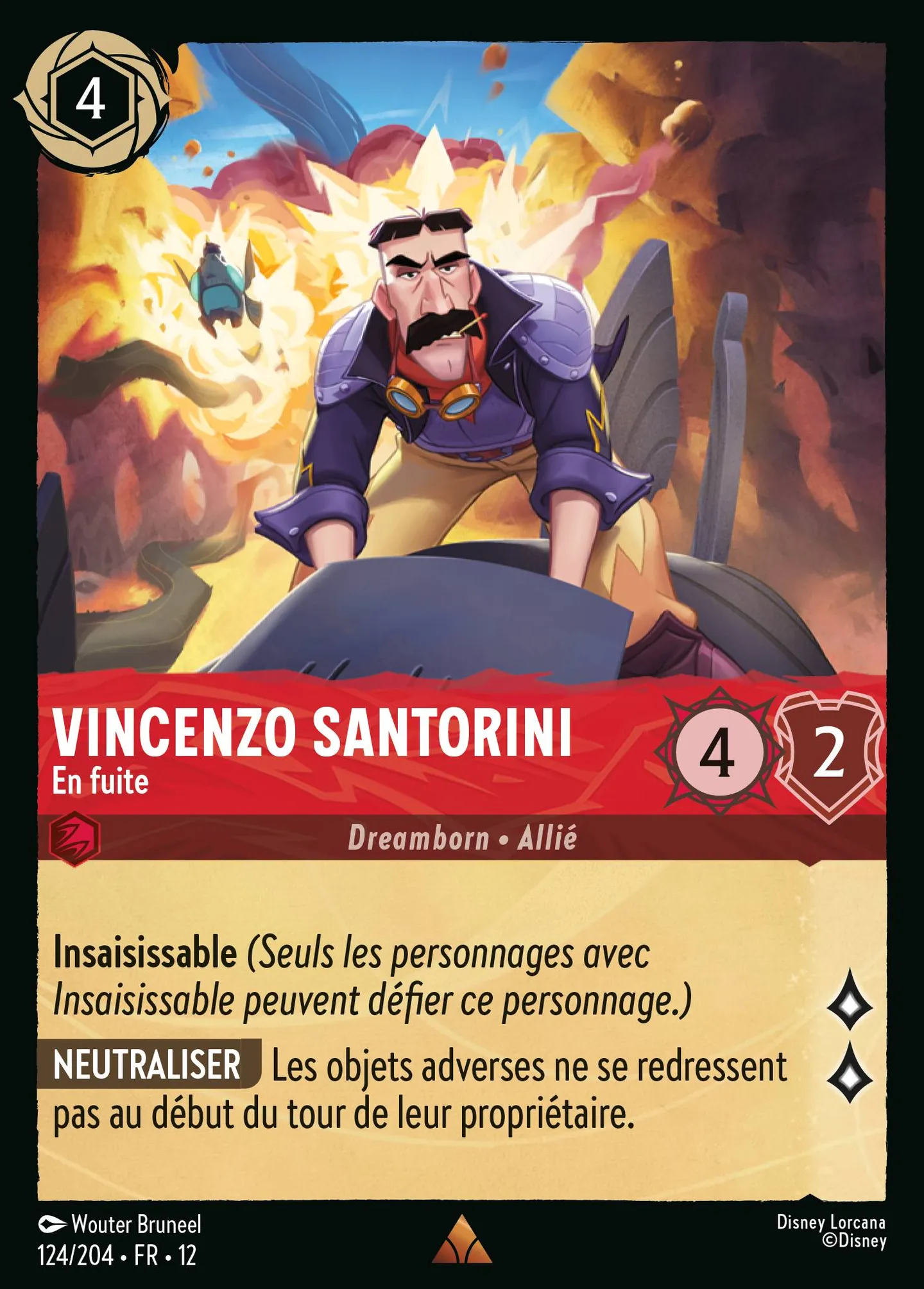 Vincenzo Santorini - En fuite — Wilds Unknown — Lorcana