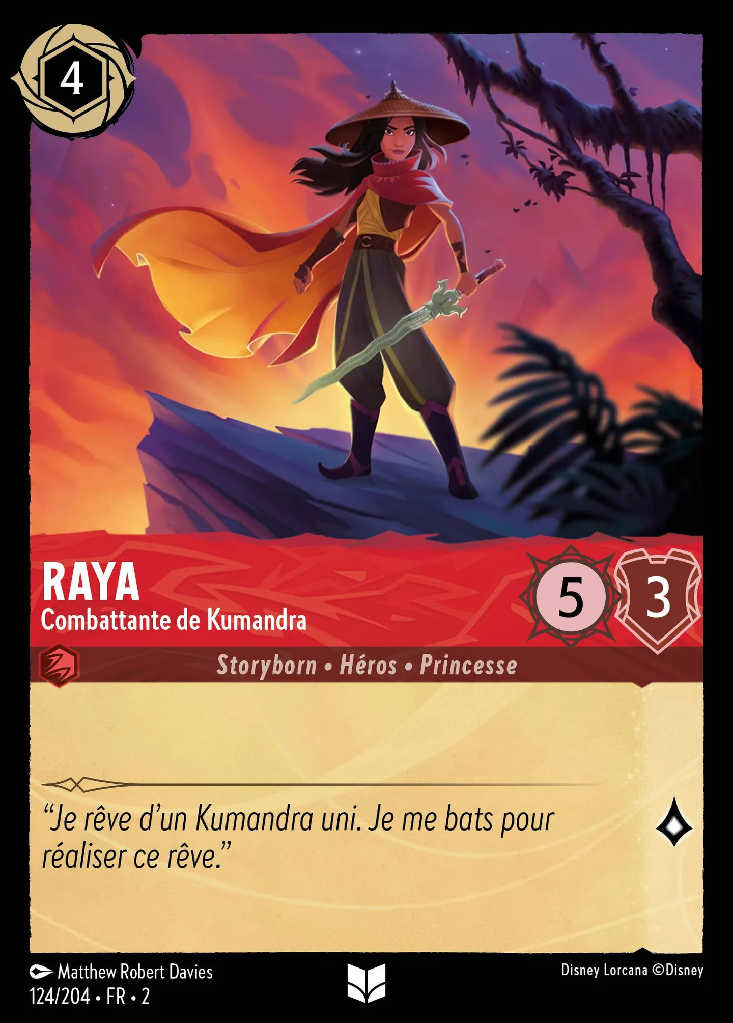 Raya - Combattante de Kumandra — Rise of the Floodborn — Lorcana
