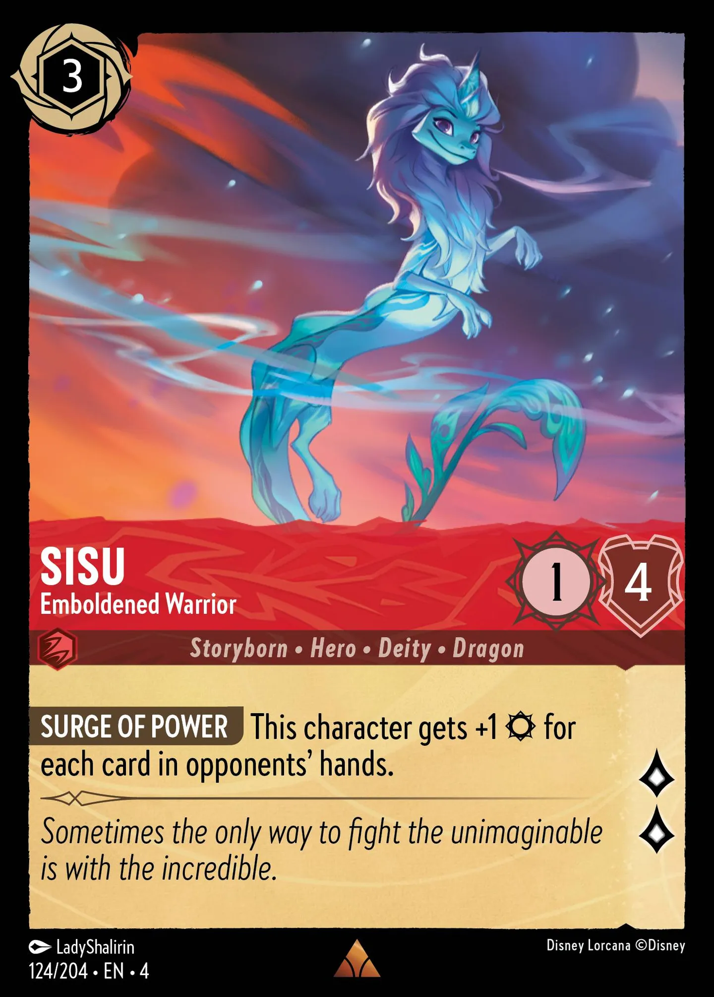 Sisu - Combattante enhardie — Ursula's Return — Lorcana