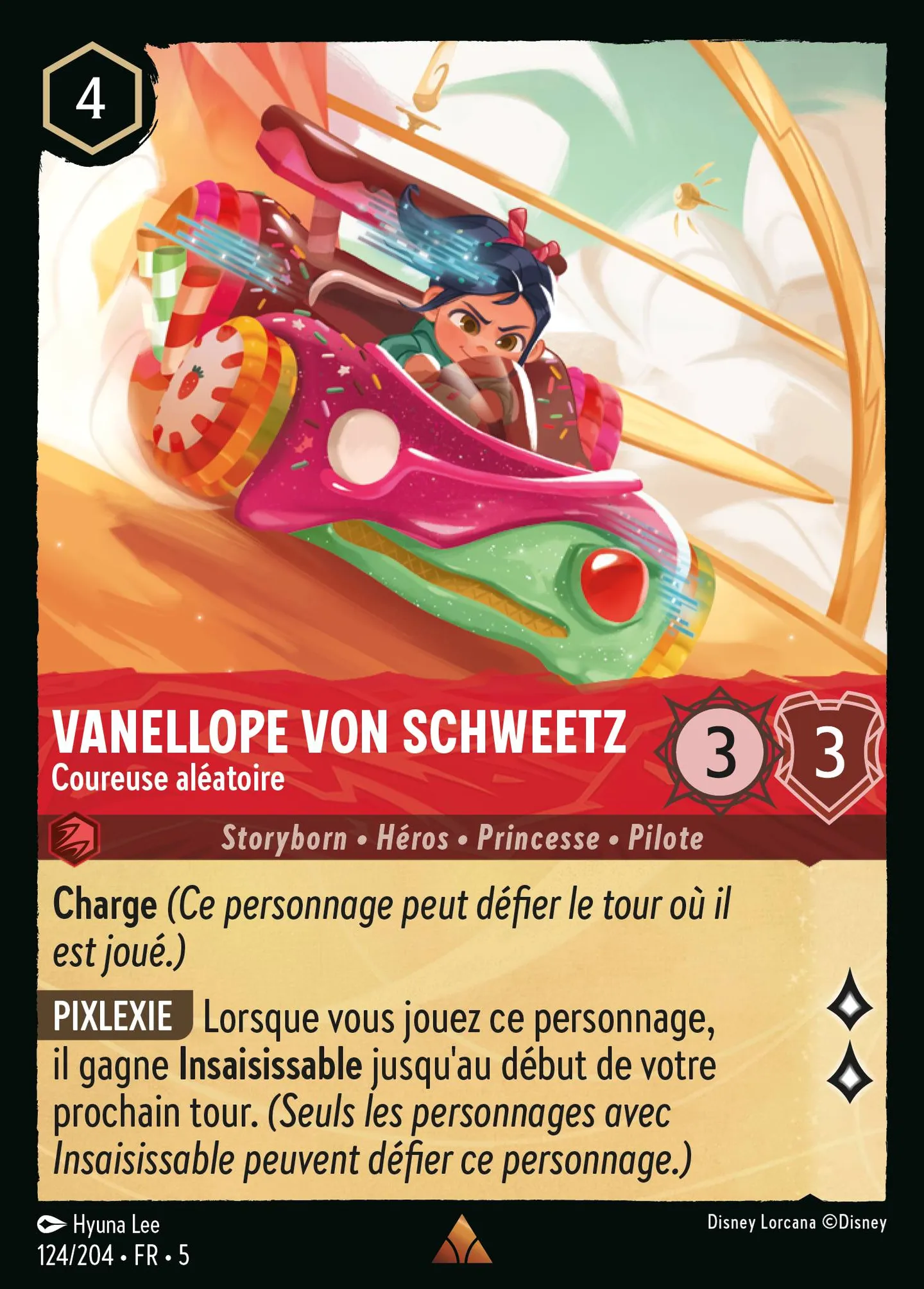 Vanellope von Schweetz - Coureuse aléatoire — Shimmering Skies — Lorcana