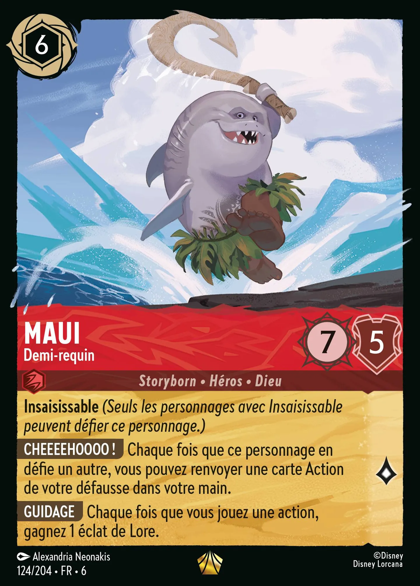 Maui - Demi-requin — Azurite Sea — Lorcana
