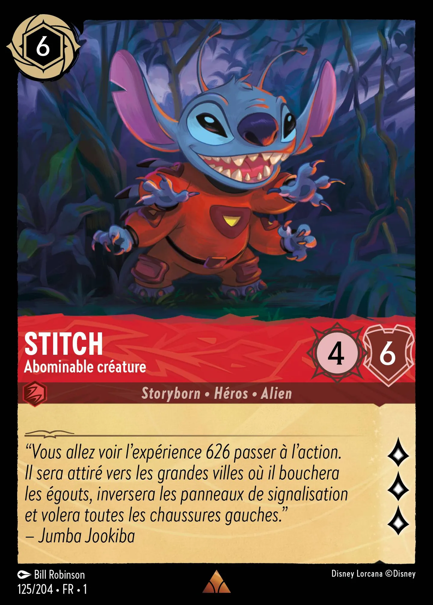 Stitch - Abominable créature — The First Chapter — Lorcana