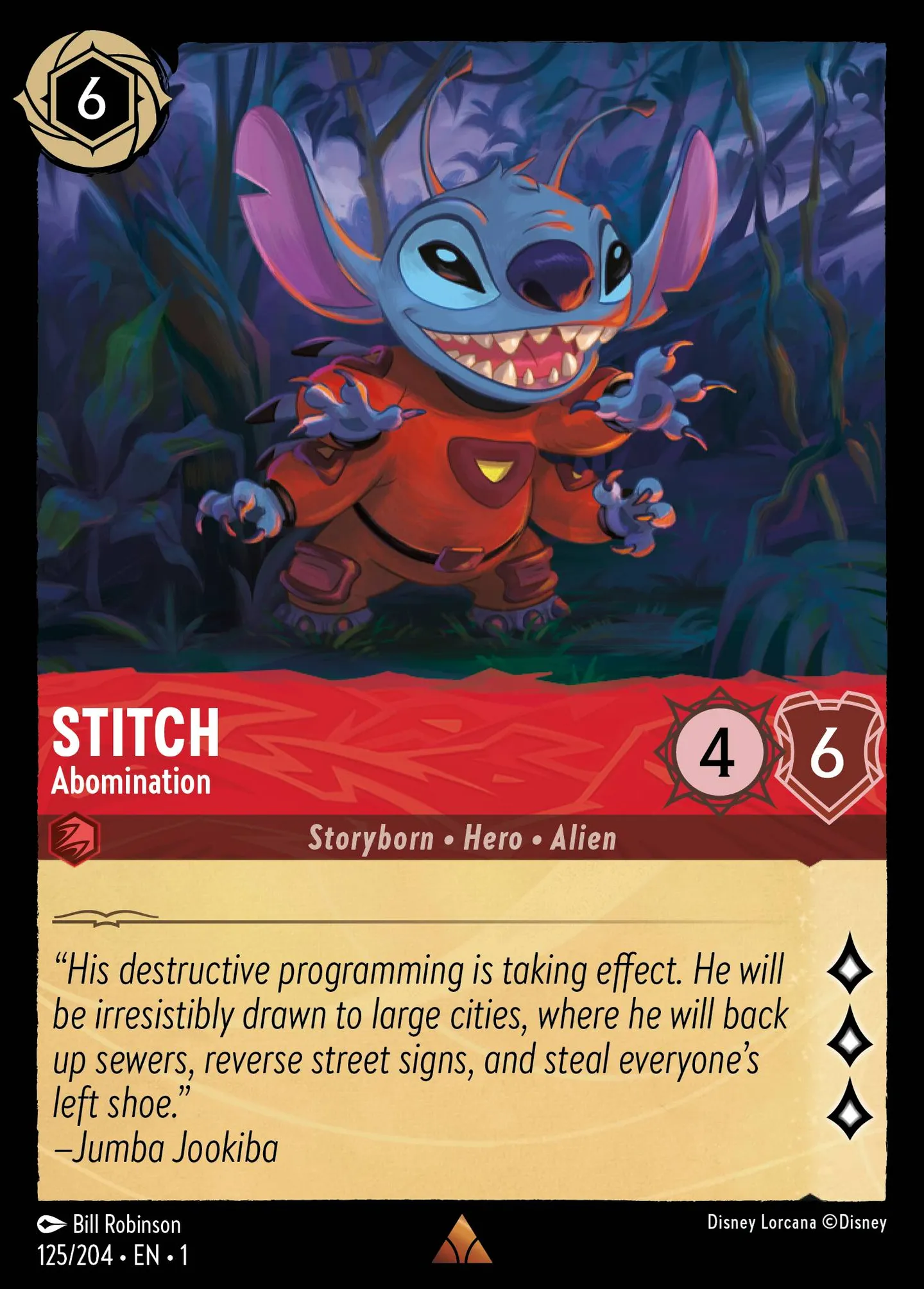 Stitch - Abomination — The First Chapter — Lorcana