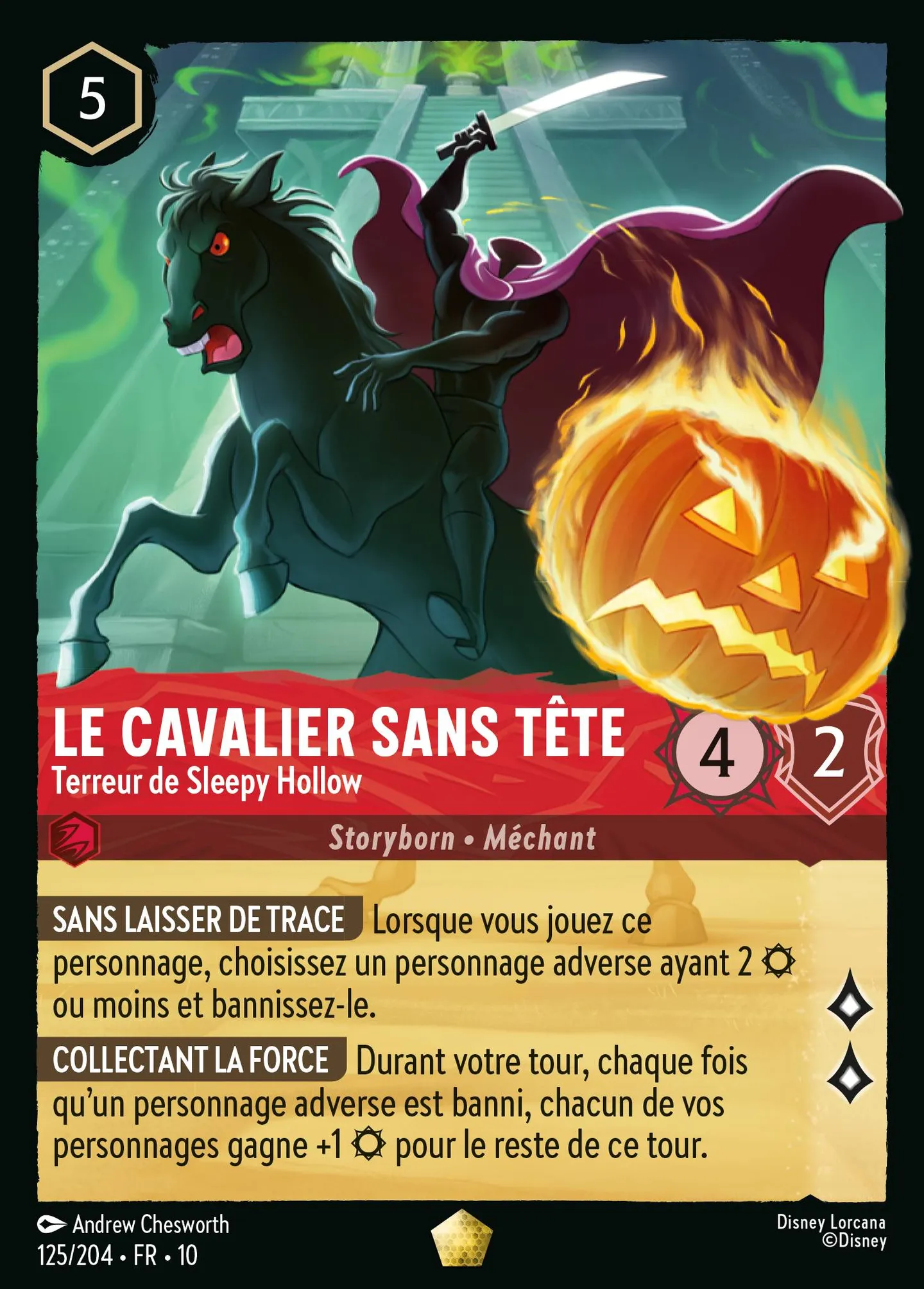 Le Cavalier sans tête - Terreur de Sleepy Hollow — Whispers in the Well — Lorcana