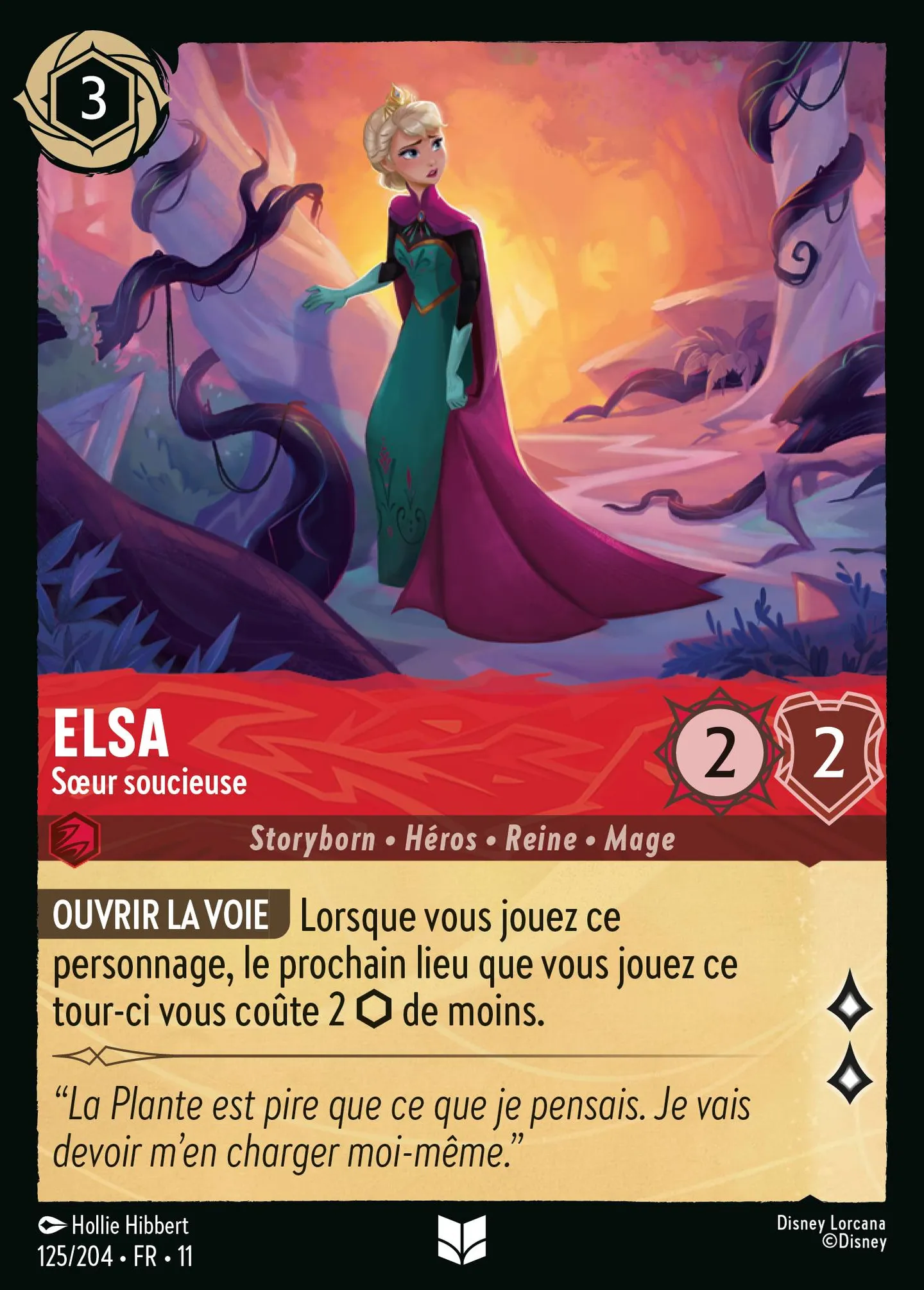 Elsa - Sœur soucieuse — Winterspell — Lorcana