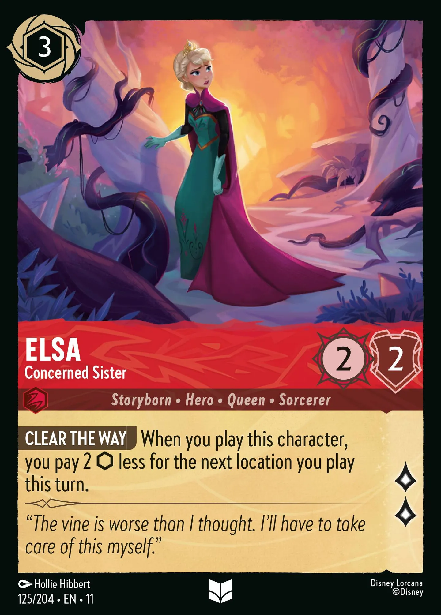 Elsa - Sœur soucieuse — Winterspell — Lorcana