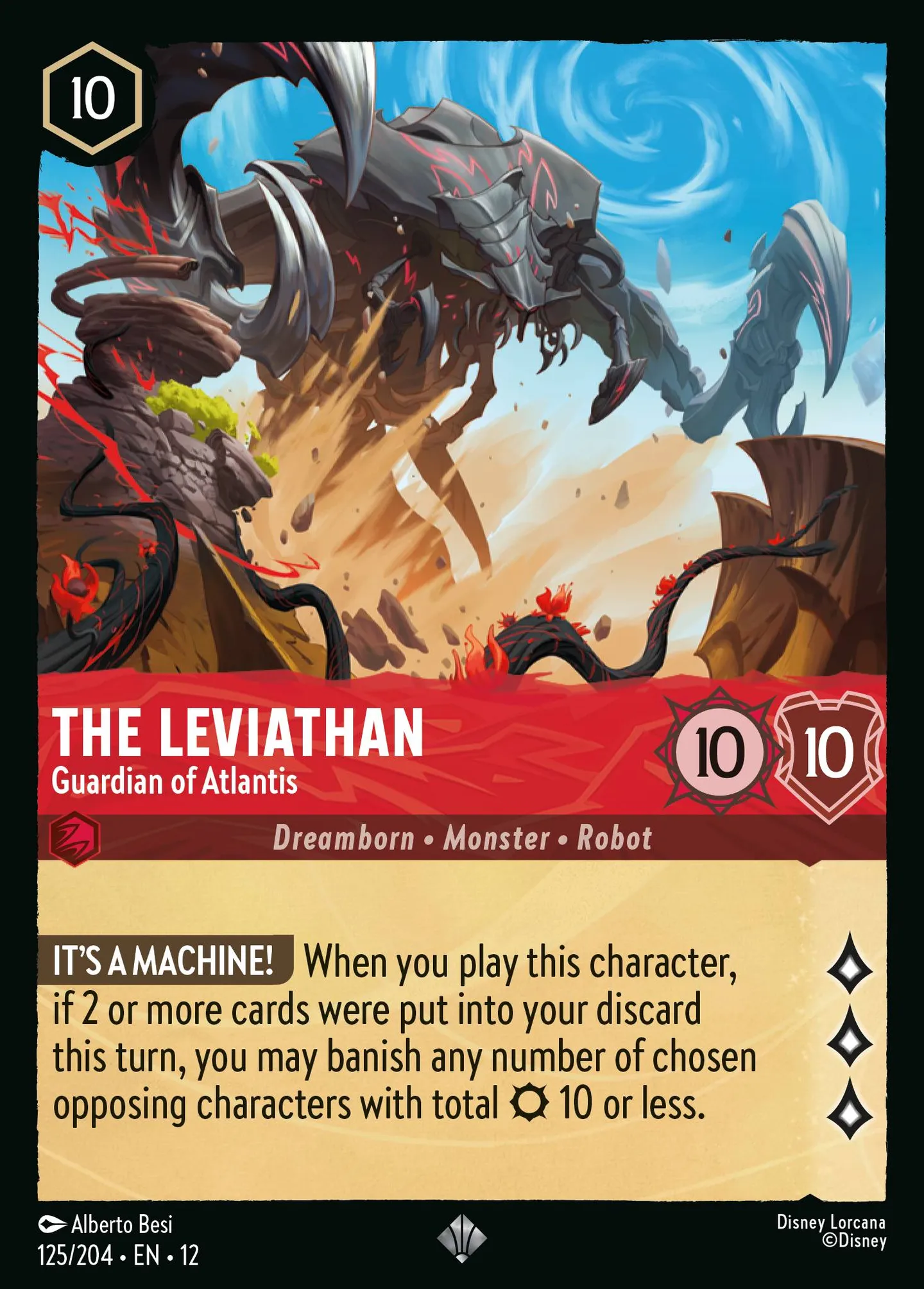 Le Léviathan - Gardien de l'Atlantide — Wilds Unknown — Lorcana