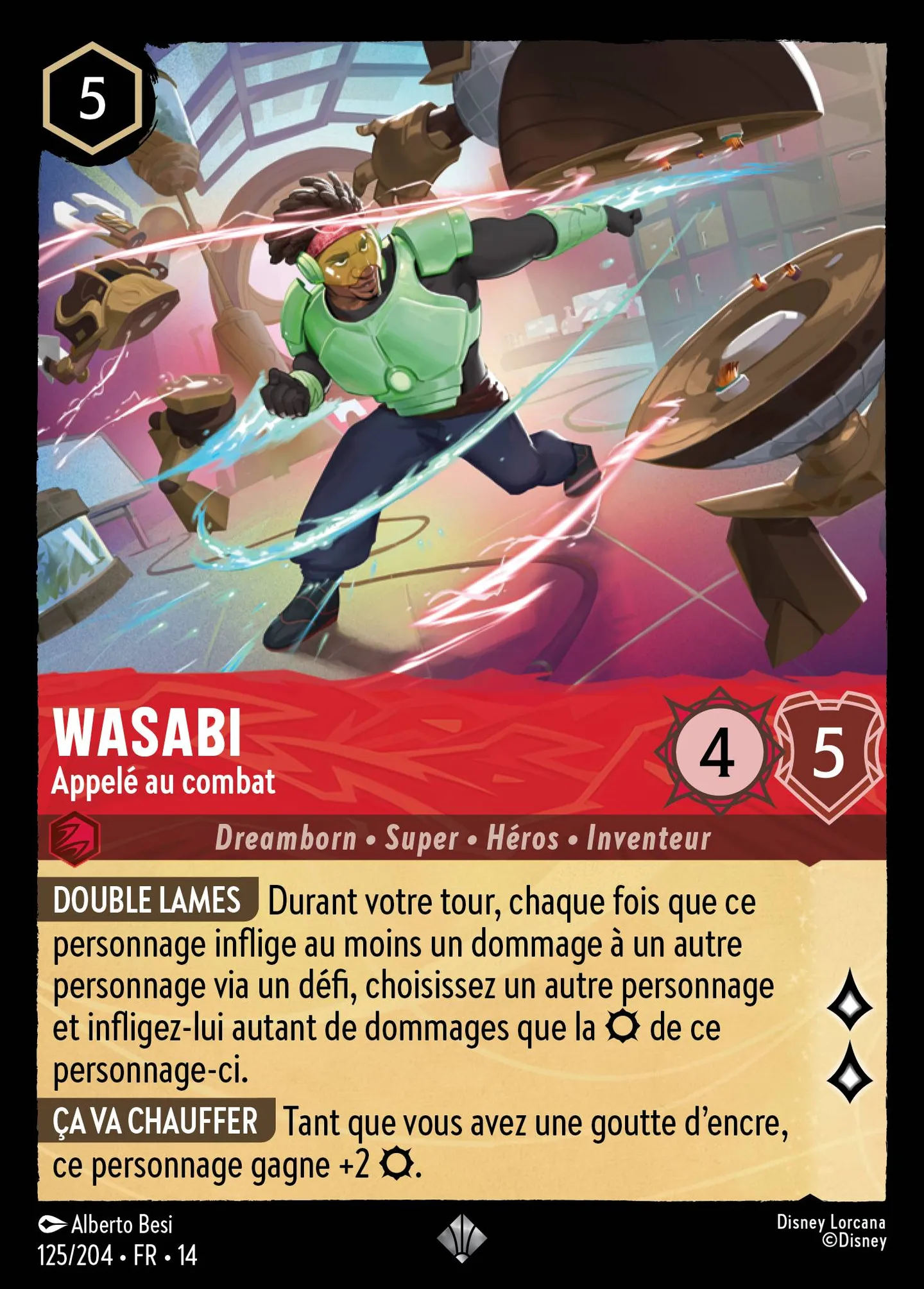 Wasabi - Appelé au combat — Hyperia City — Lorcana