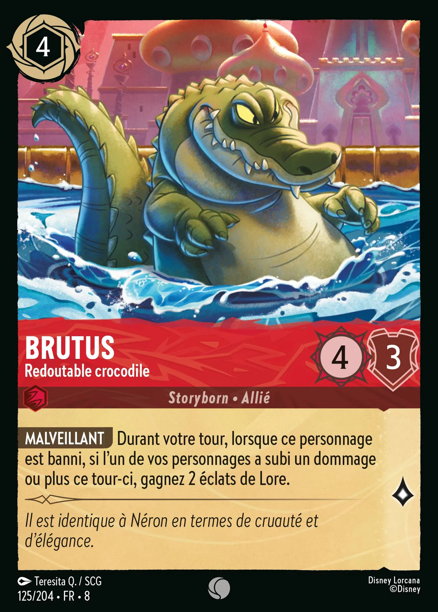 Brutus - Redoutable crocodile — The Reign of Jafar — Lorcana