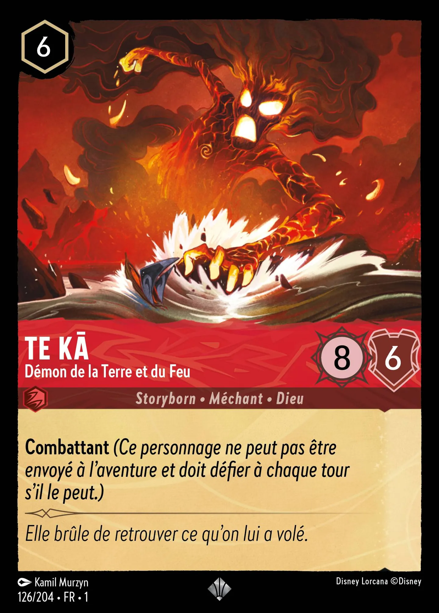 Te Kā - Démon de la Terre et du Feu — The First Chapter — Lorcana