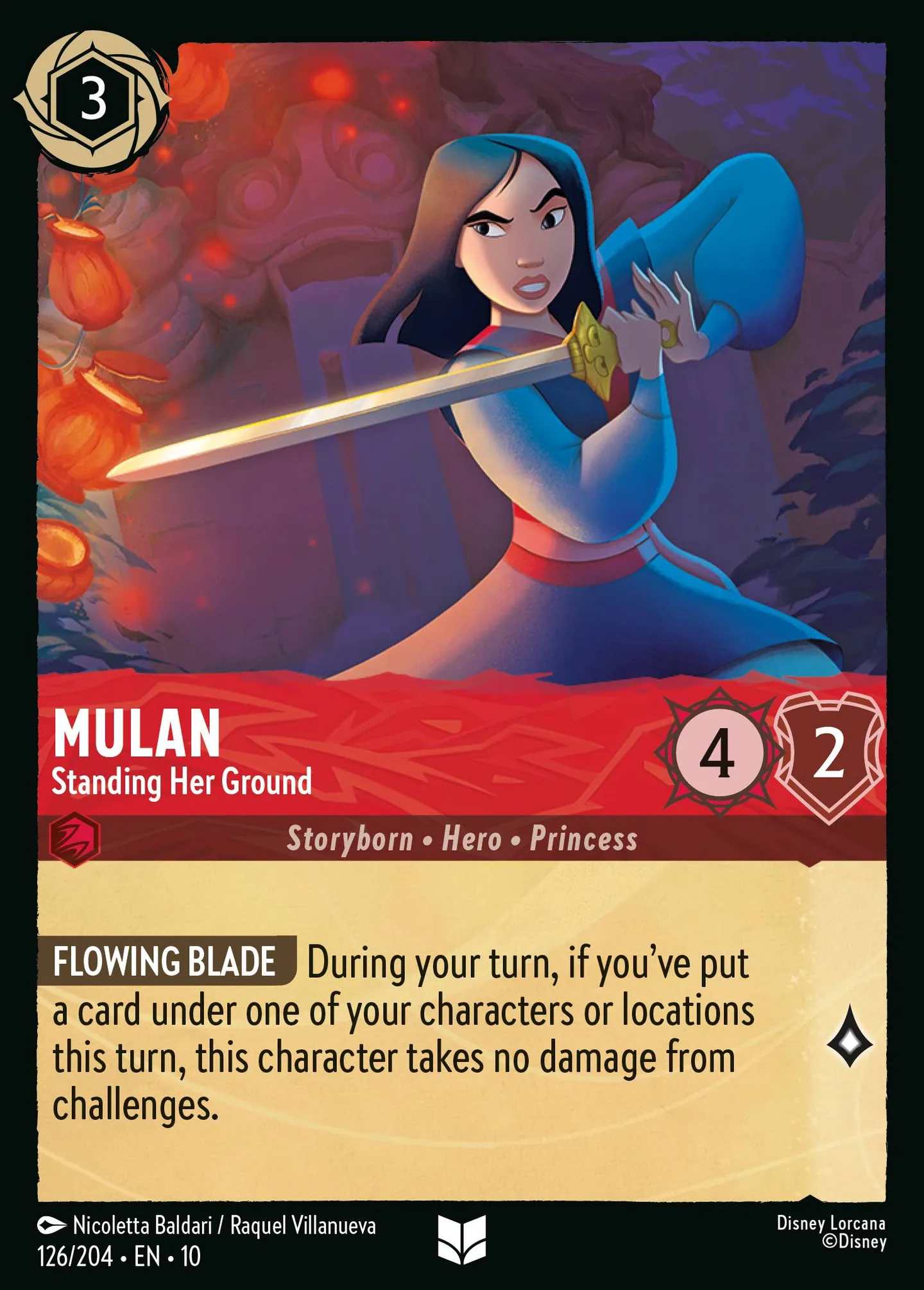 Mulan - Standing Her Ground — Whispers in the Well — Lorcana