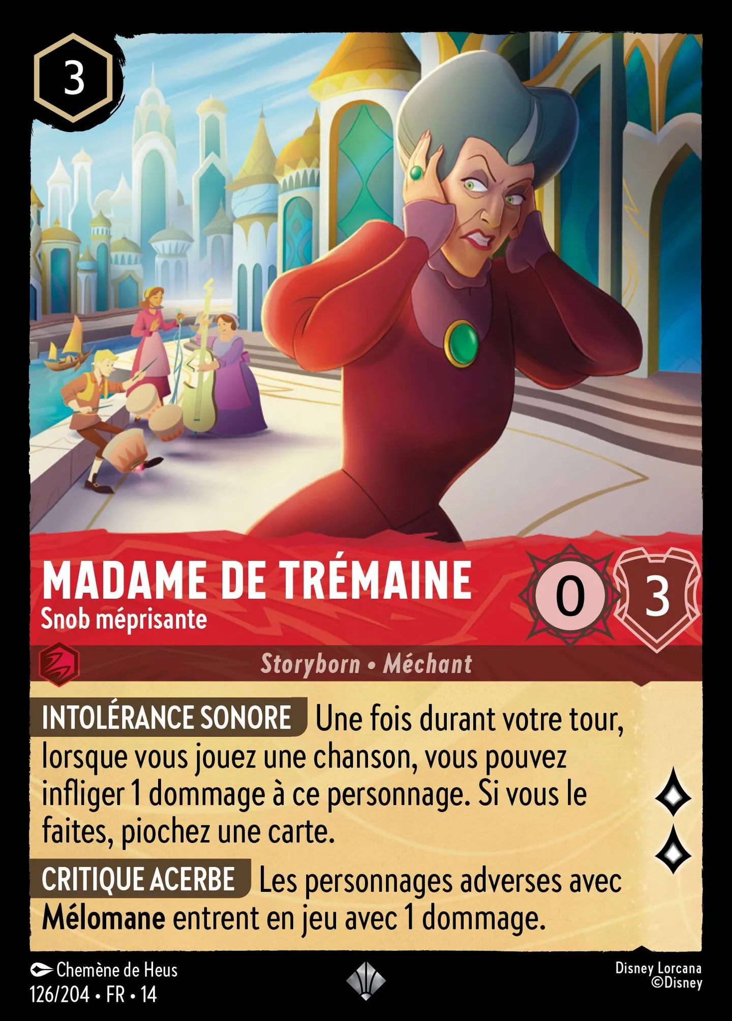 Madame de Trémaine - Snob méprisante — Hyperia City — Lorcana
