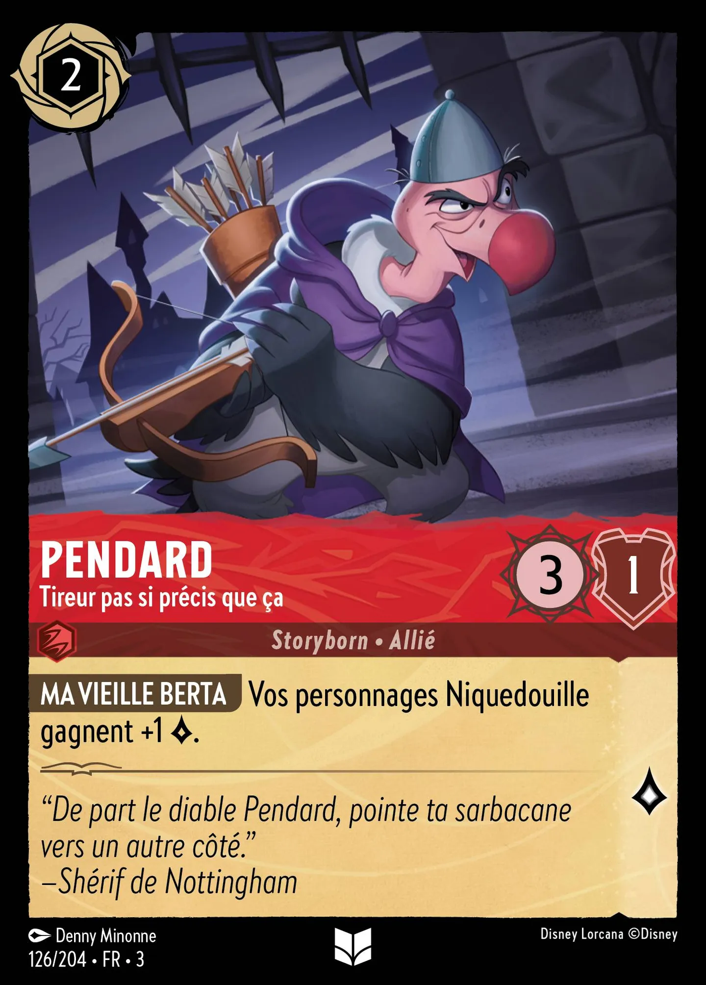 Pendard - Tireur pas si précis que ça — Into the Inklands — Lorcana