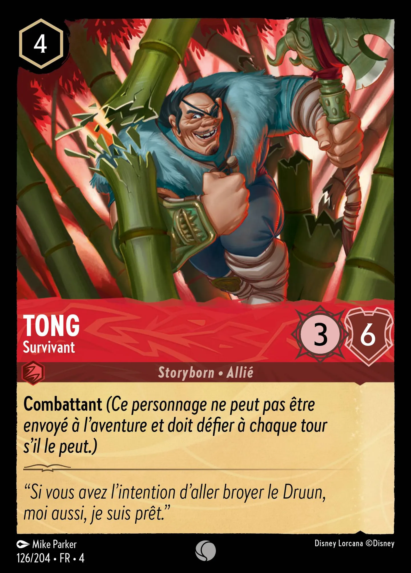 Tong - Survivant — Ursula's Return — Lorcana