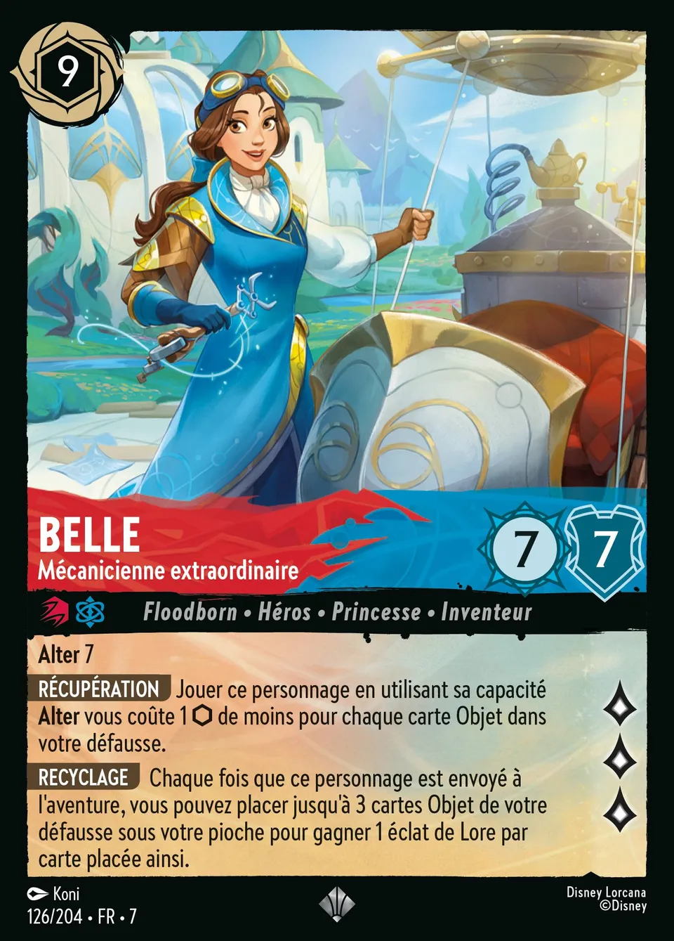 Belle - Mécanicienne extraordinaire from Archazia's Island - Lorcana