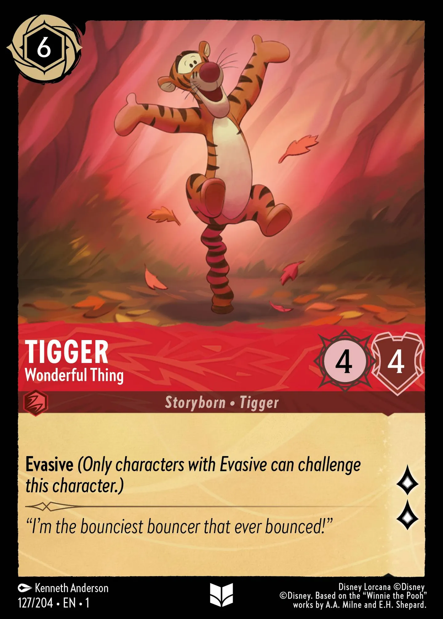 Tigger - Wonderful Thing — The First Chapter — Lorcana