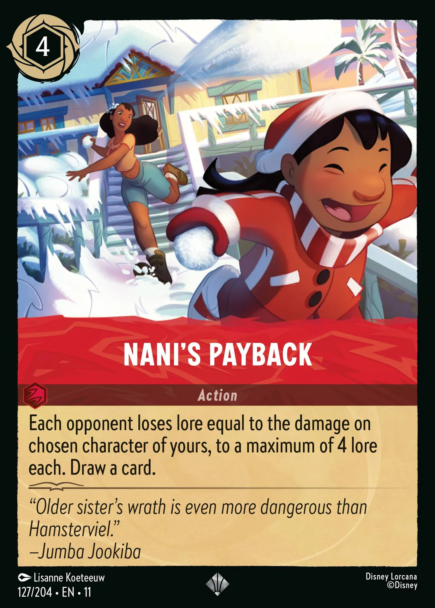 Nani's Payback — Winterspell — Lorcana