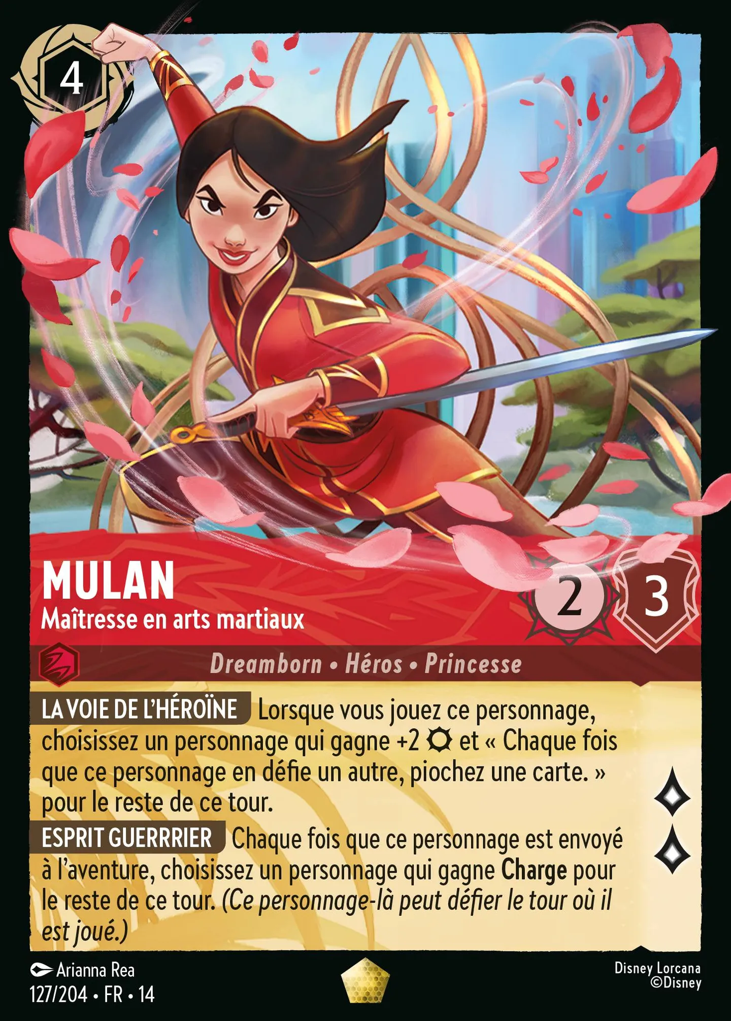 Mulan - Maîtresse en arts martiaux — Hyperia City — Lorcana