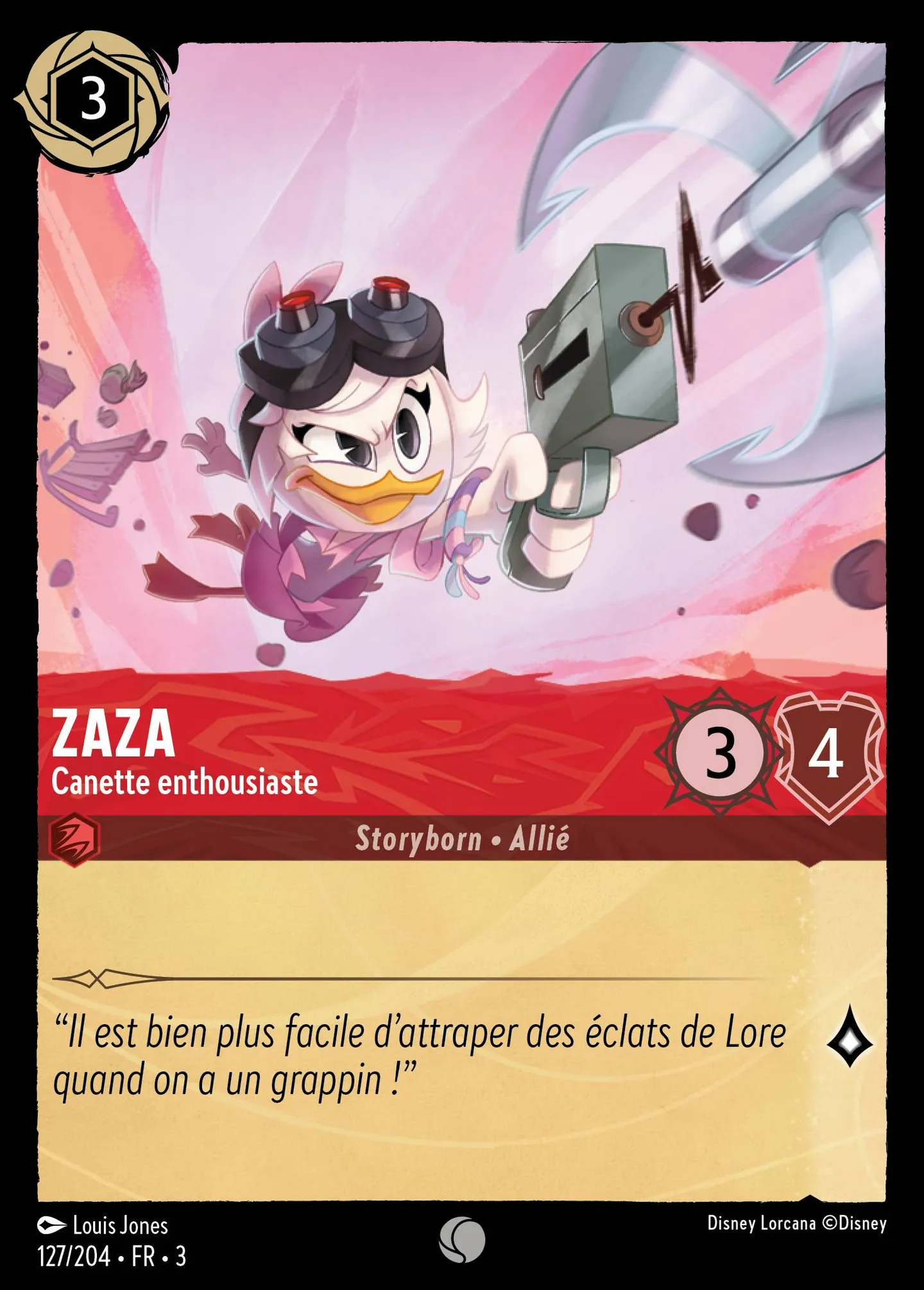 Zaza - Canette enthousiaste — Into the Inklands — Lorcana