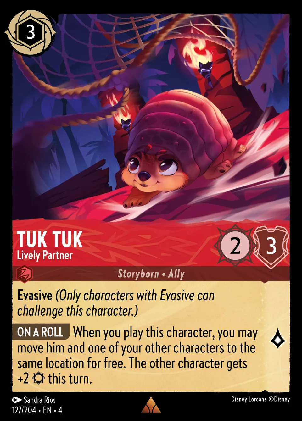 Tuk Tuk - Lively Partner from Ursula's Return - Lorcana