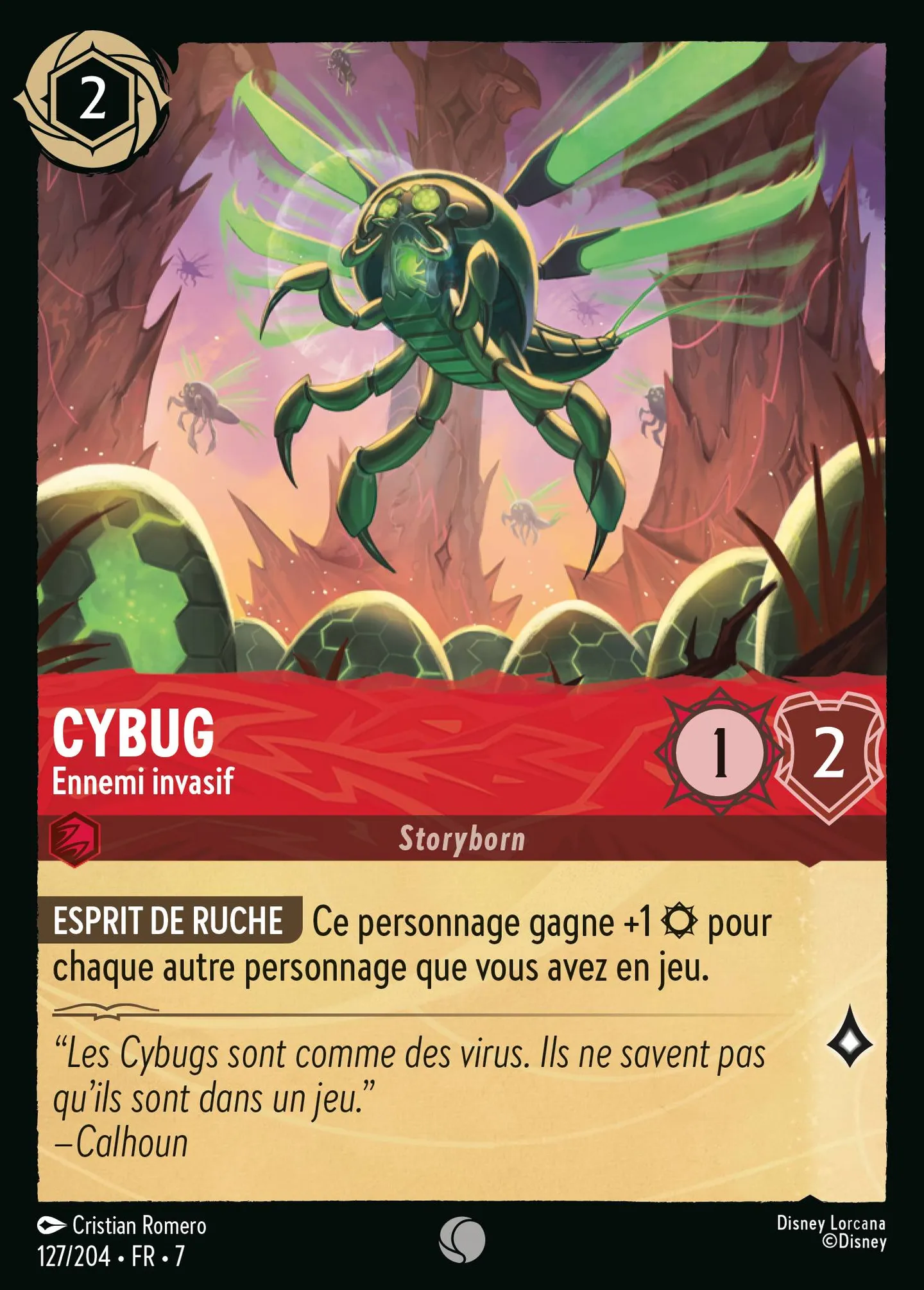 Cybug - Ennemi invasif — Archazia's Island — Lorcana