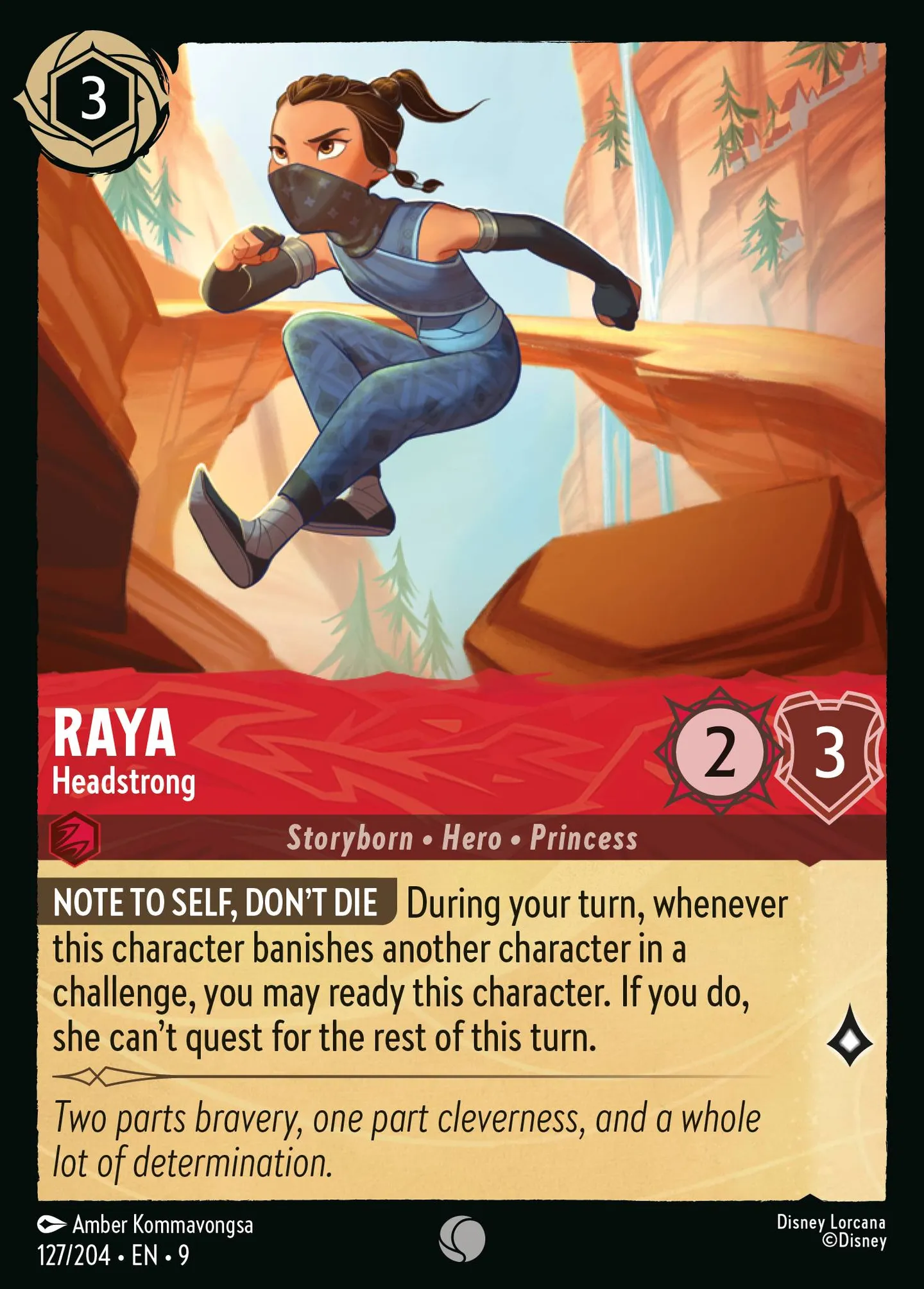 Raya - Headstrong — Fabled — Lorcana
