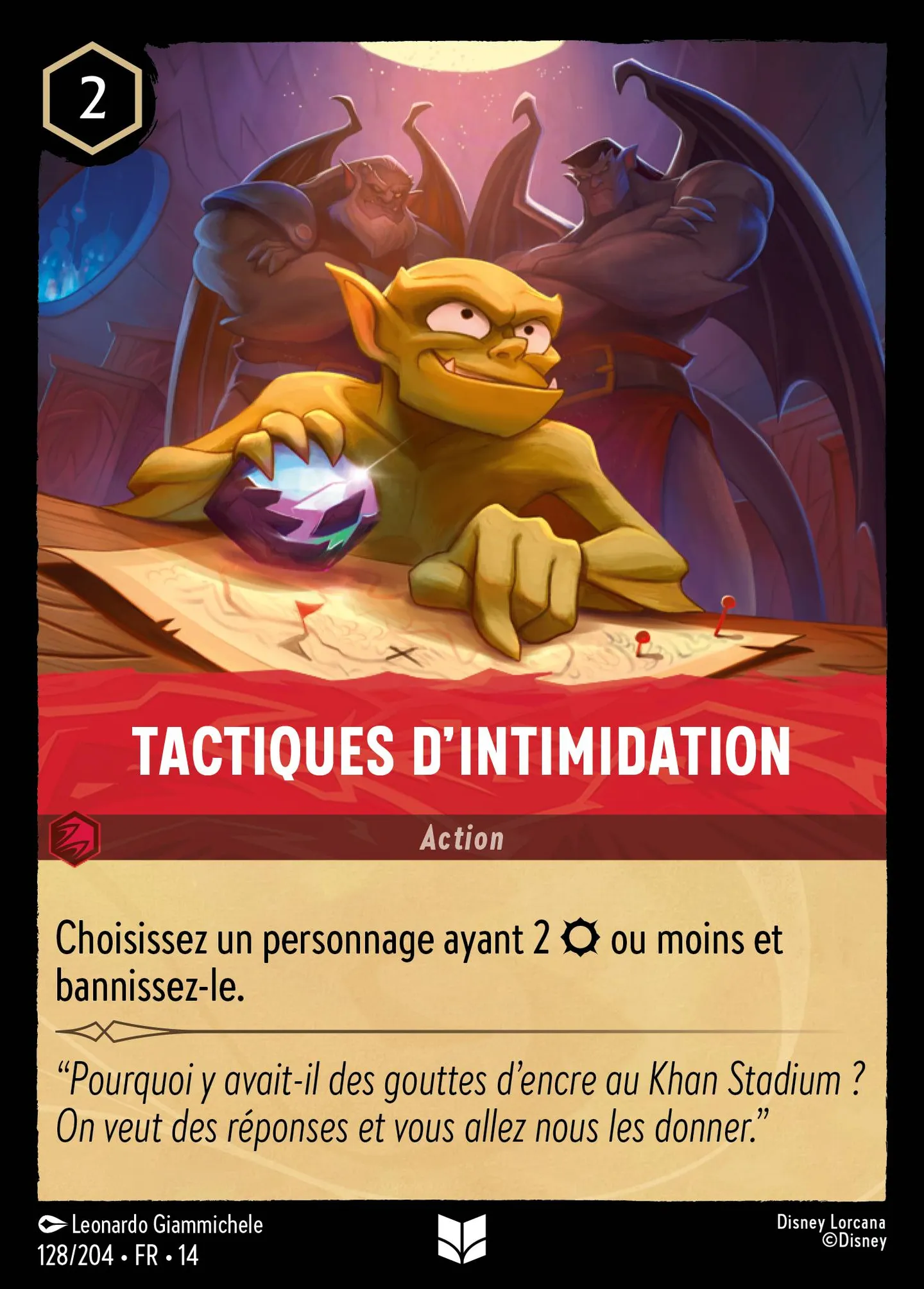 Tactiques d'intimidation — Hyperia City — Lorcana
