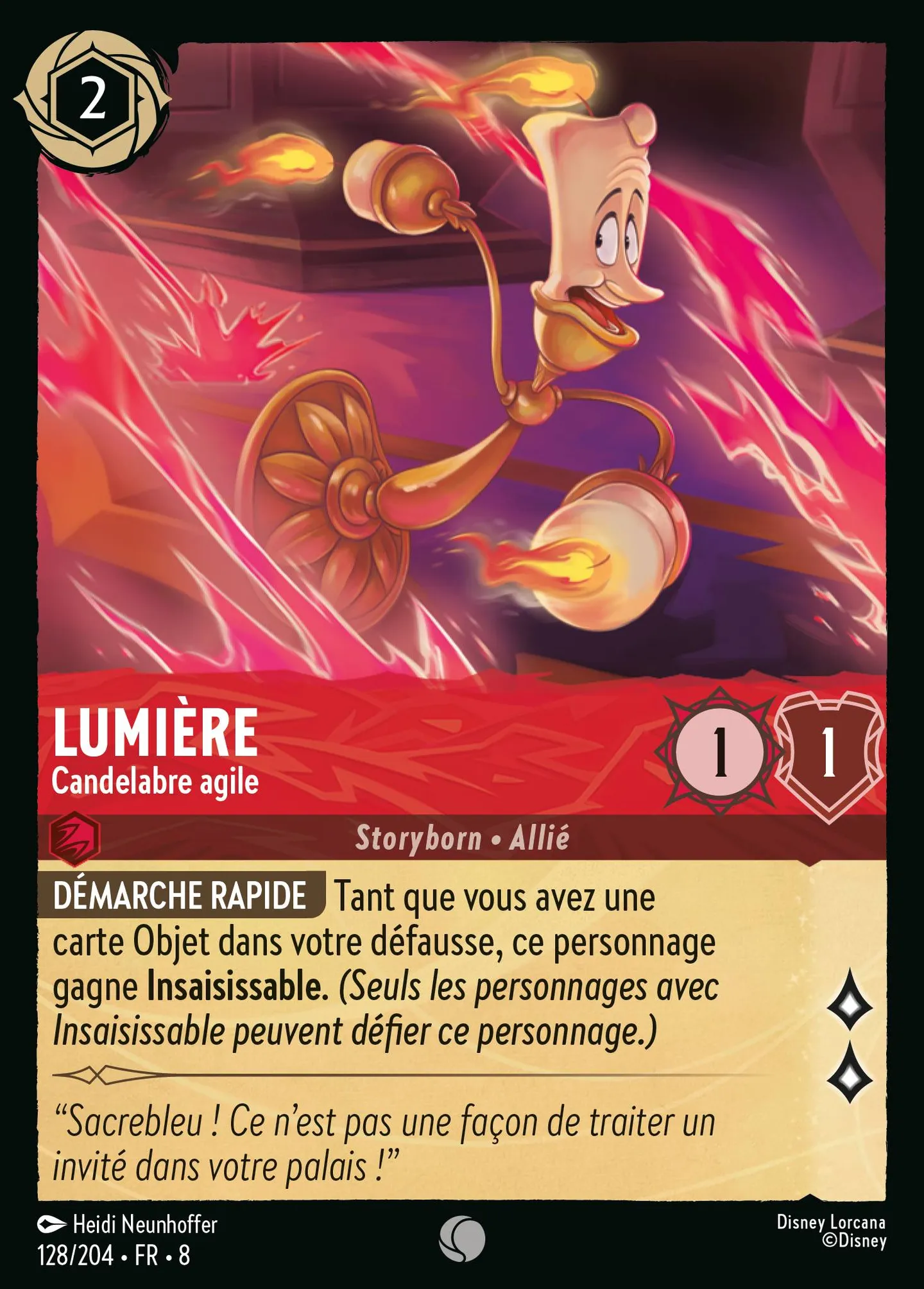 Lumière - Candelabre agile — The Reign of Jafar — Lorcana