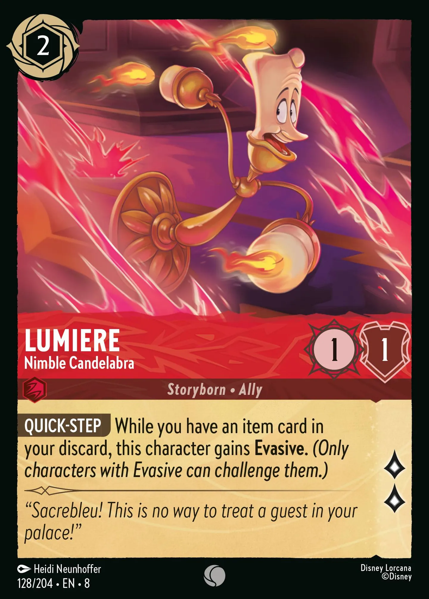 Lumiere - Nimble Candelabra — The Reign of Jafar — Lorcana
