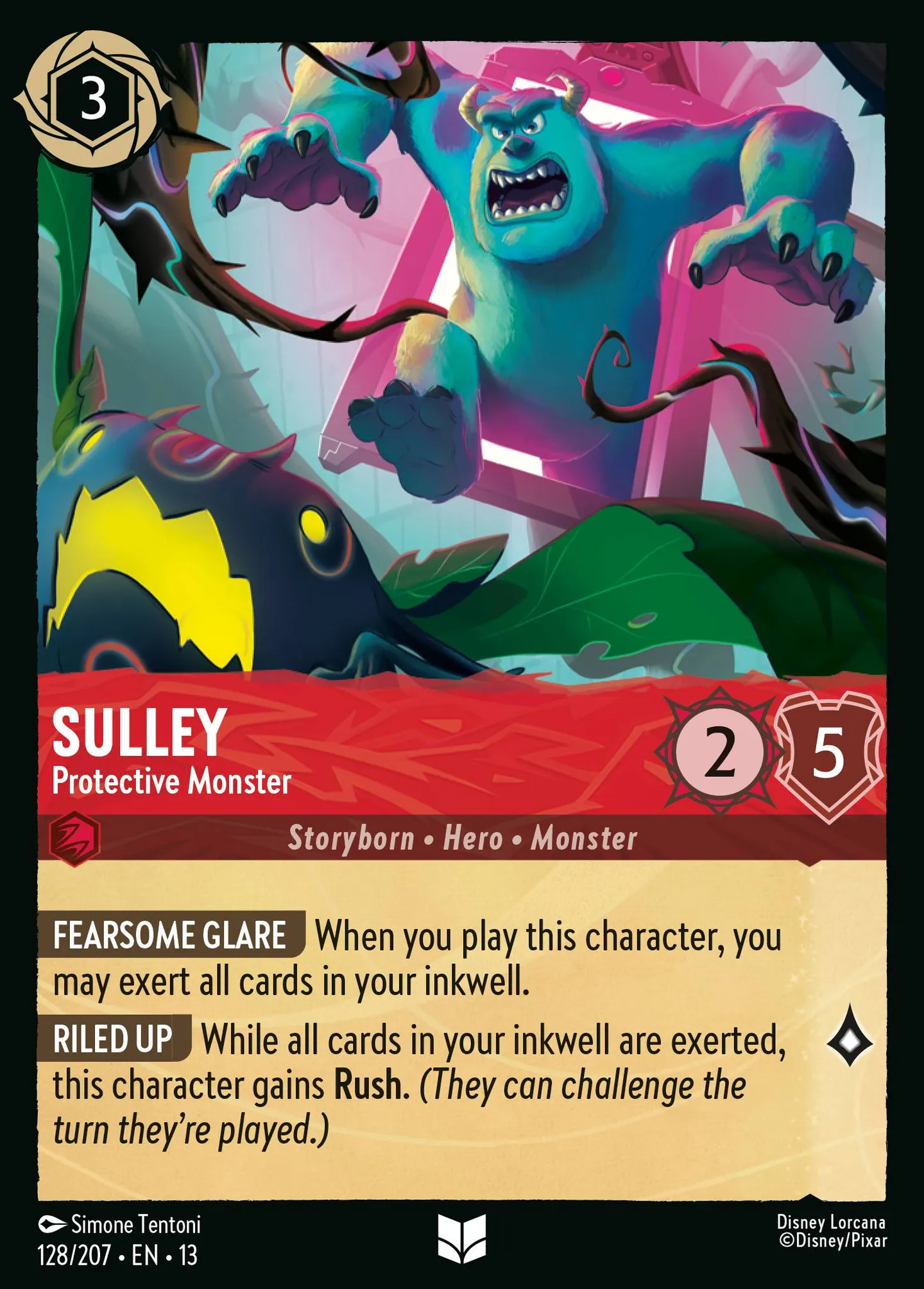 Sulley - Protective Monster — Attack of the Vine! — Lorcana