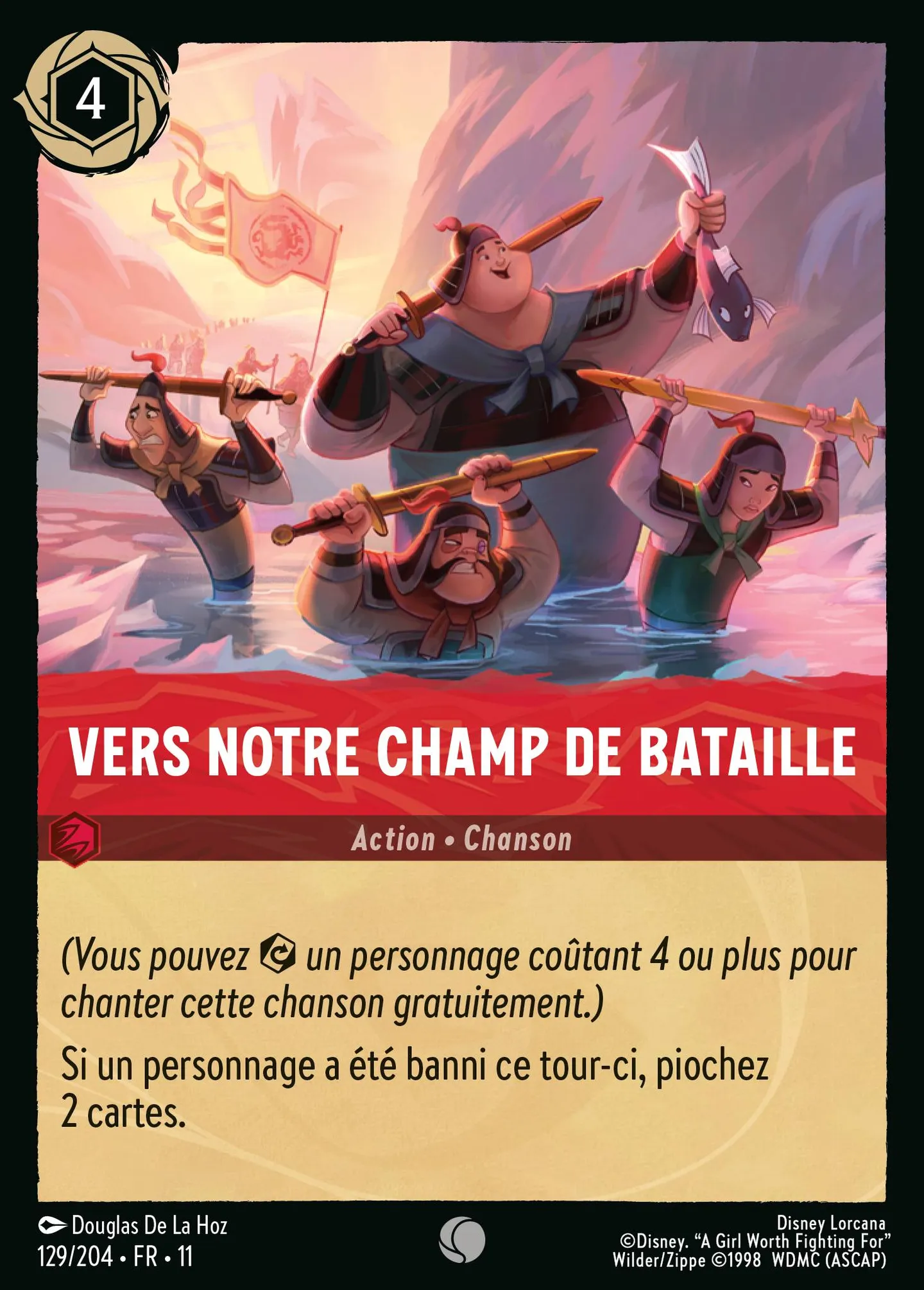 Vers notre champ de bataille — Winterspell — Lorcana