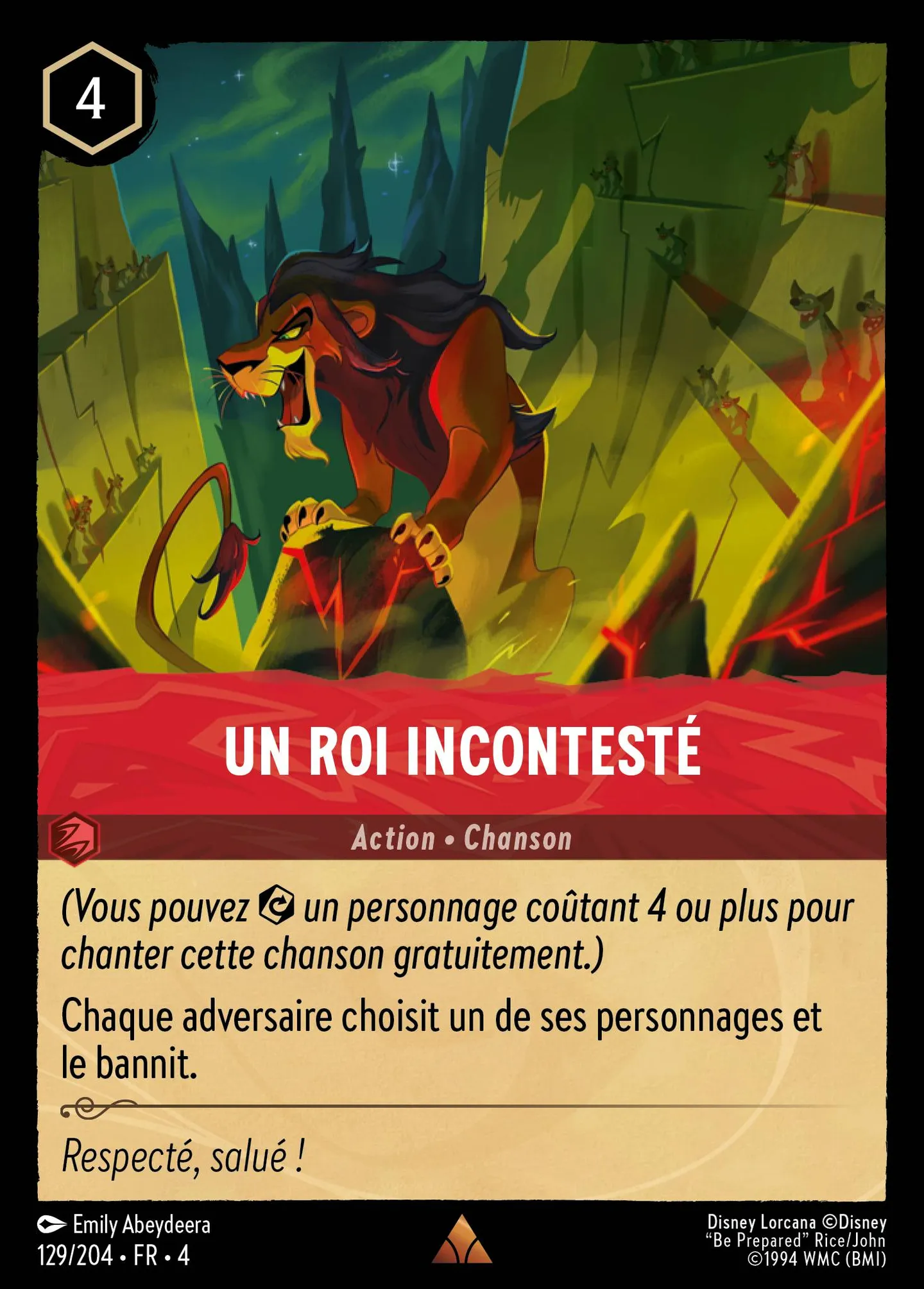 Un roi incontesté — Ursula's Return — Lorcana