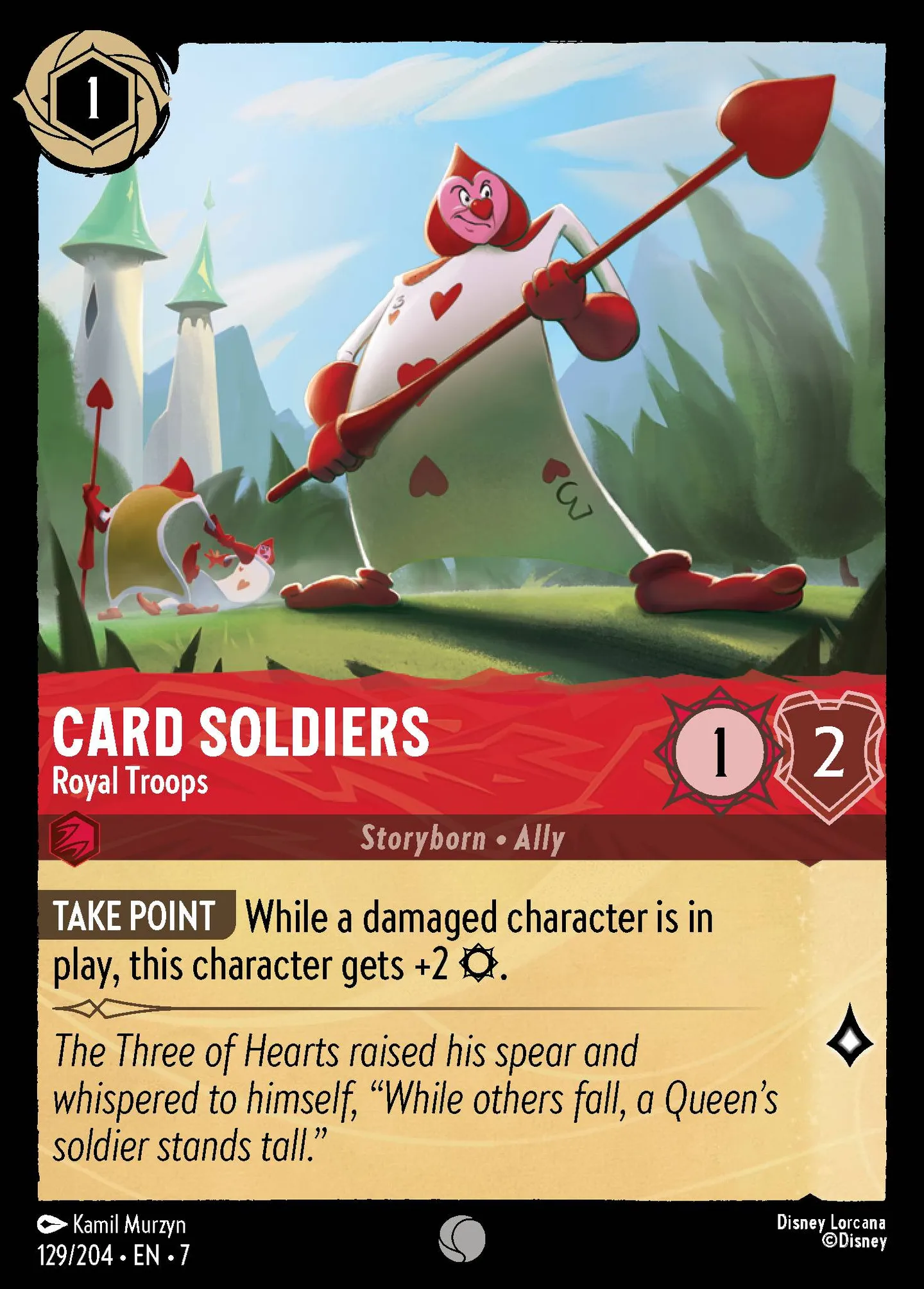 Card Soldiers - Royal Troops — Archazia's Island — Lorcana