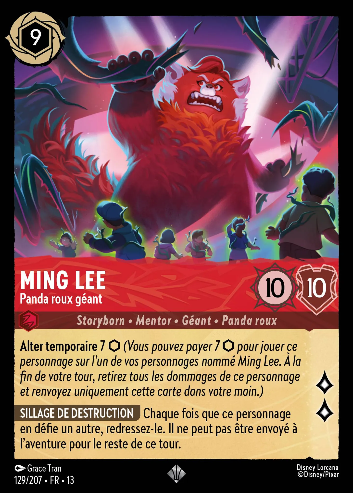 Ming Lee - Panda roux géant — Attack of the Vine! — Lorcana