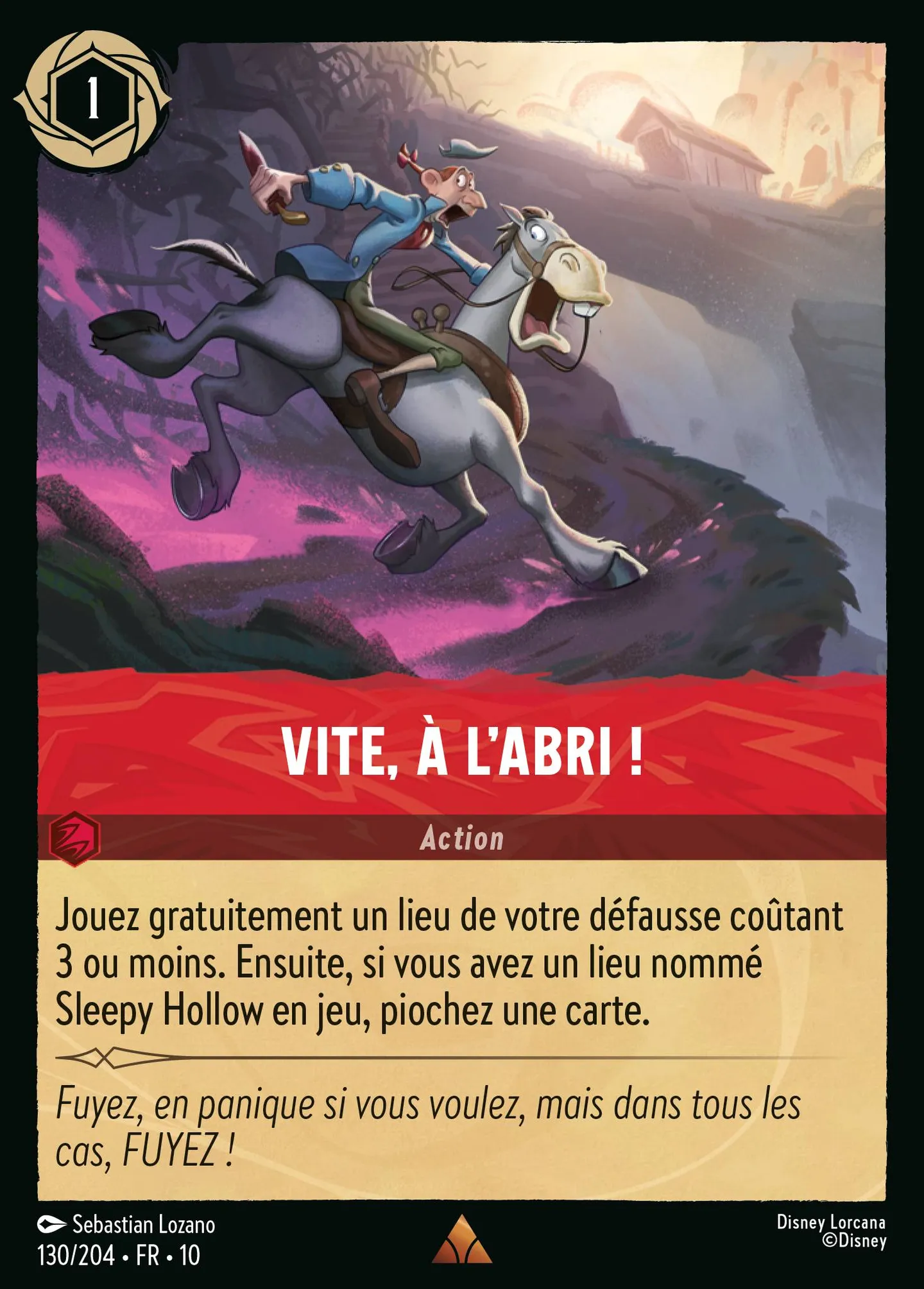 Vite, à l'abri ! — Whispers in the Well — Lorcana