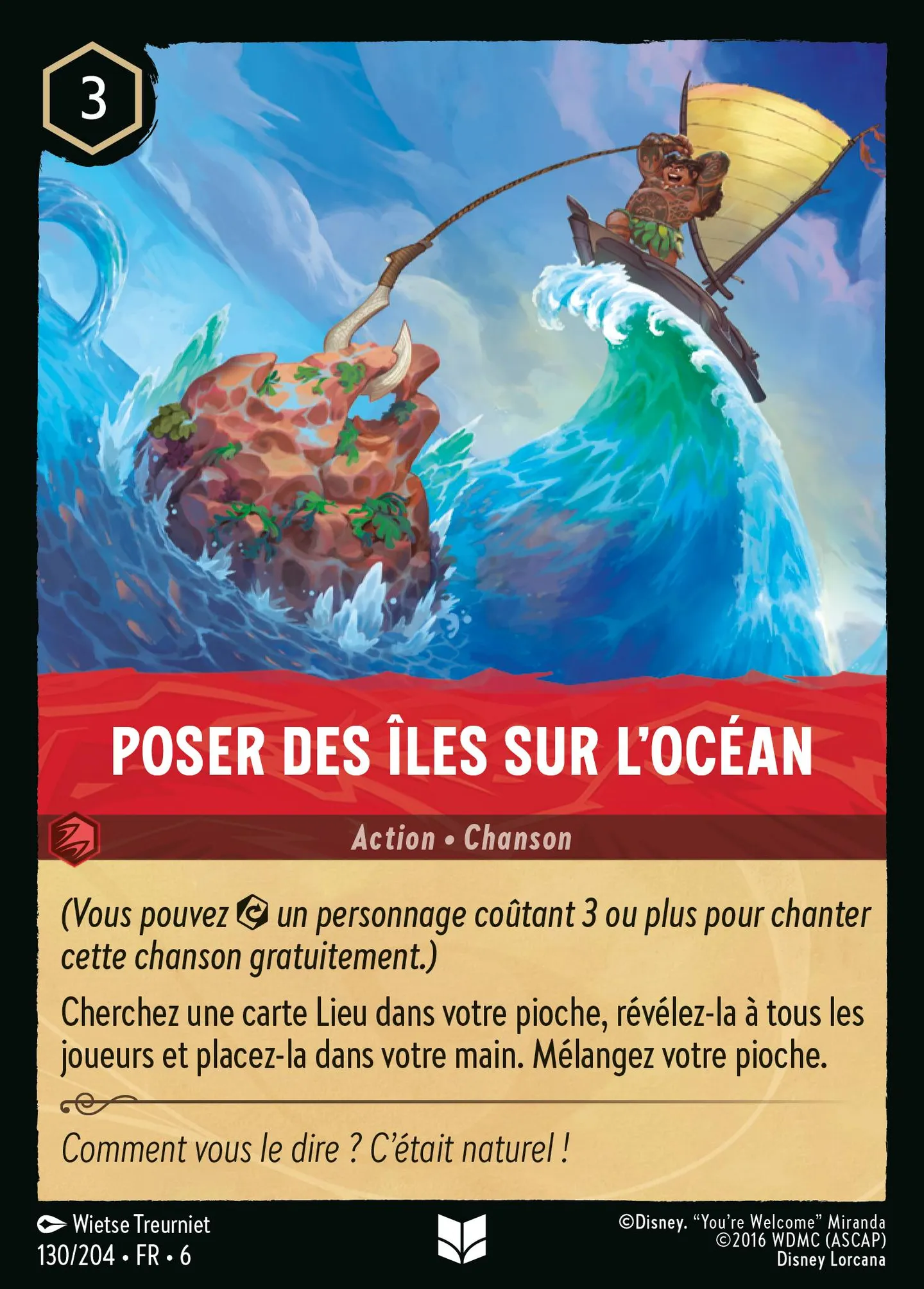 Poser des îles sur l'océan — Azurite Sea — Lorcana